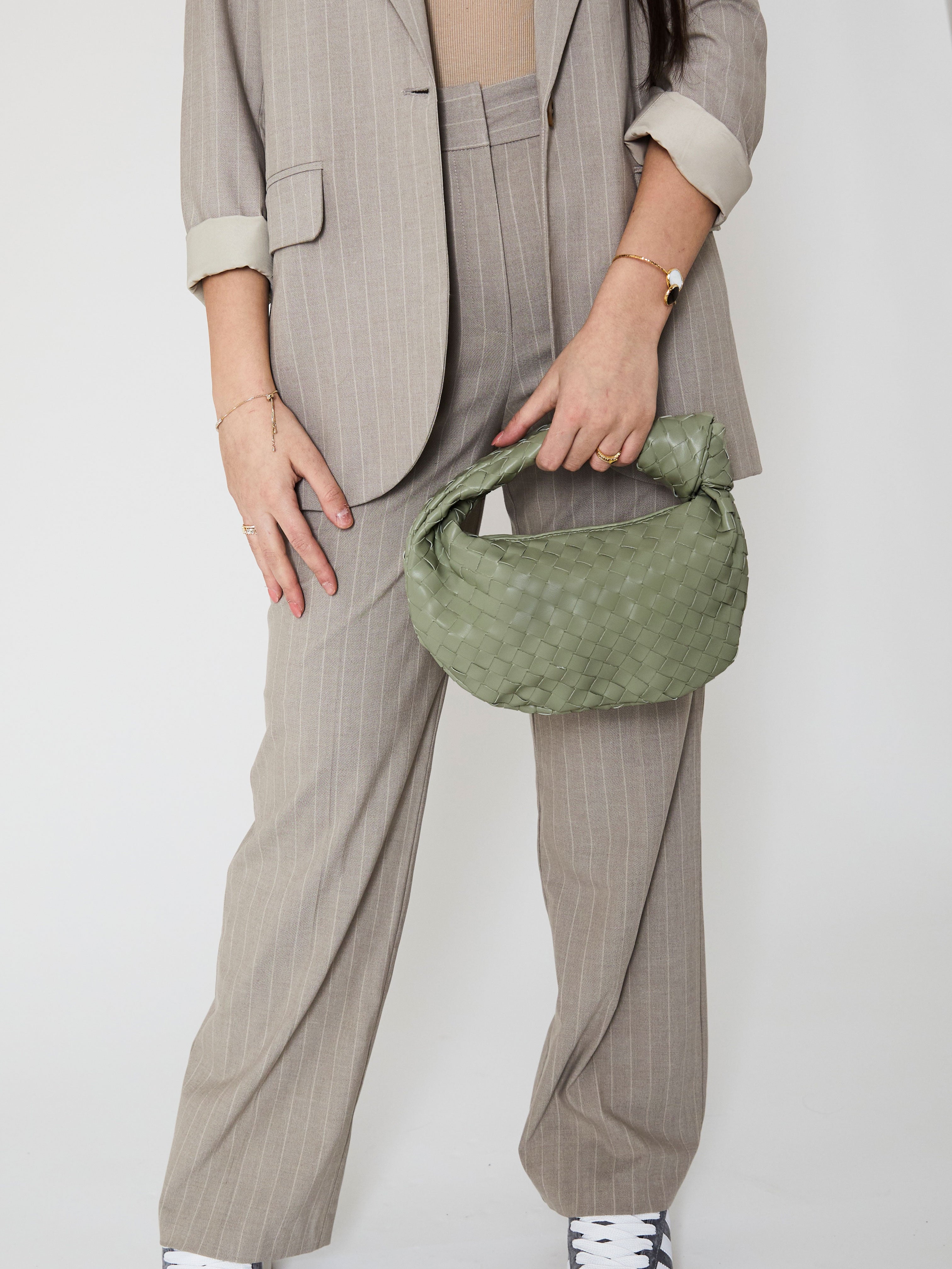 Mini Everyday Leather Bag - Mildew - CASAVENZA