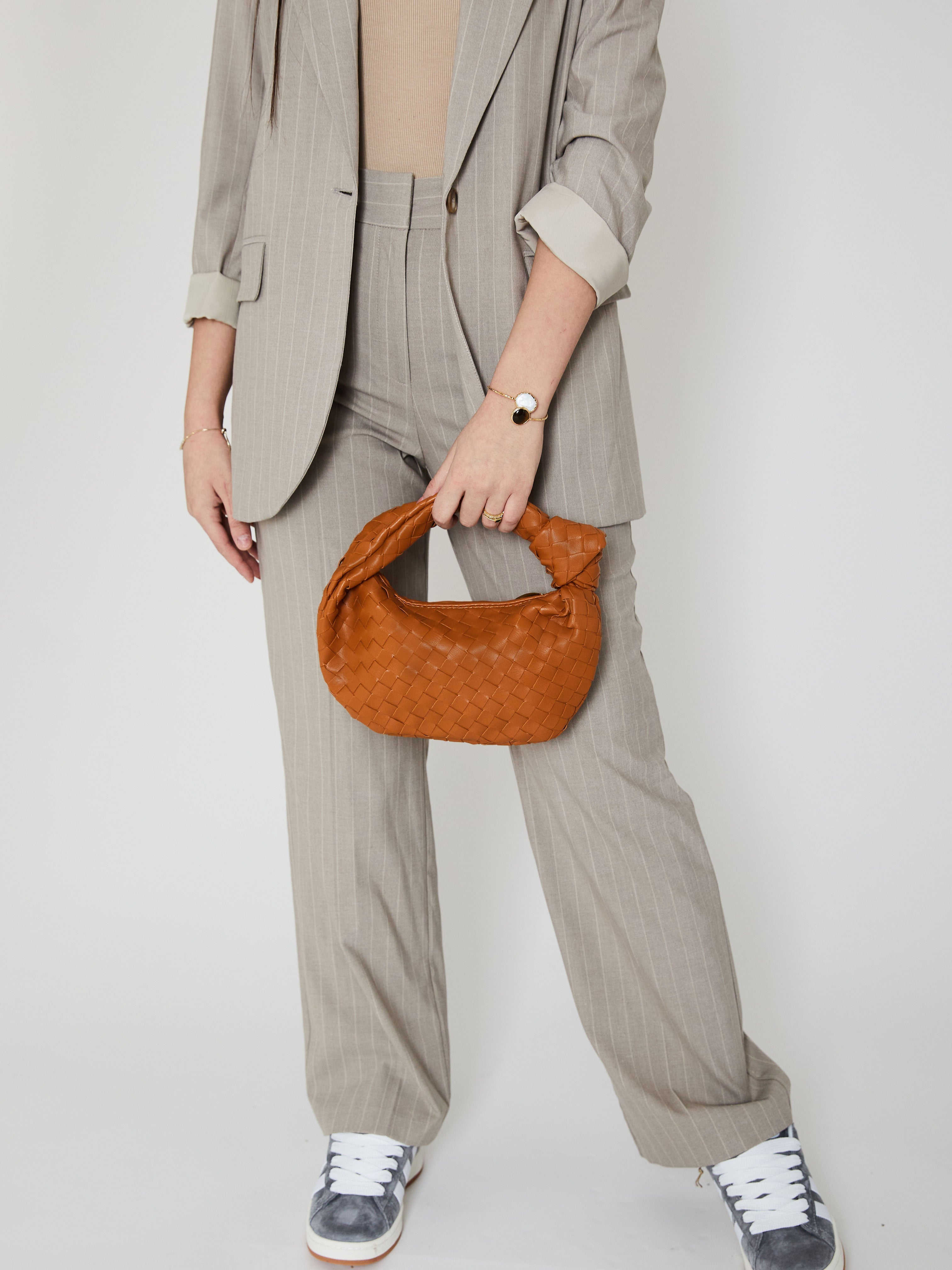 Mini Everyday Leather Bag - Camel - AmatoLeather