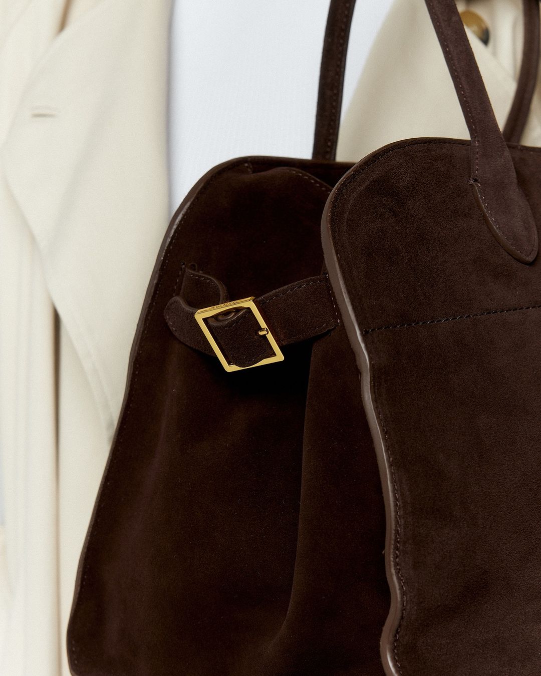 Musthave Suede Bag - Dark Coffee - CASAVENZA