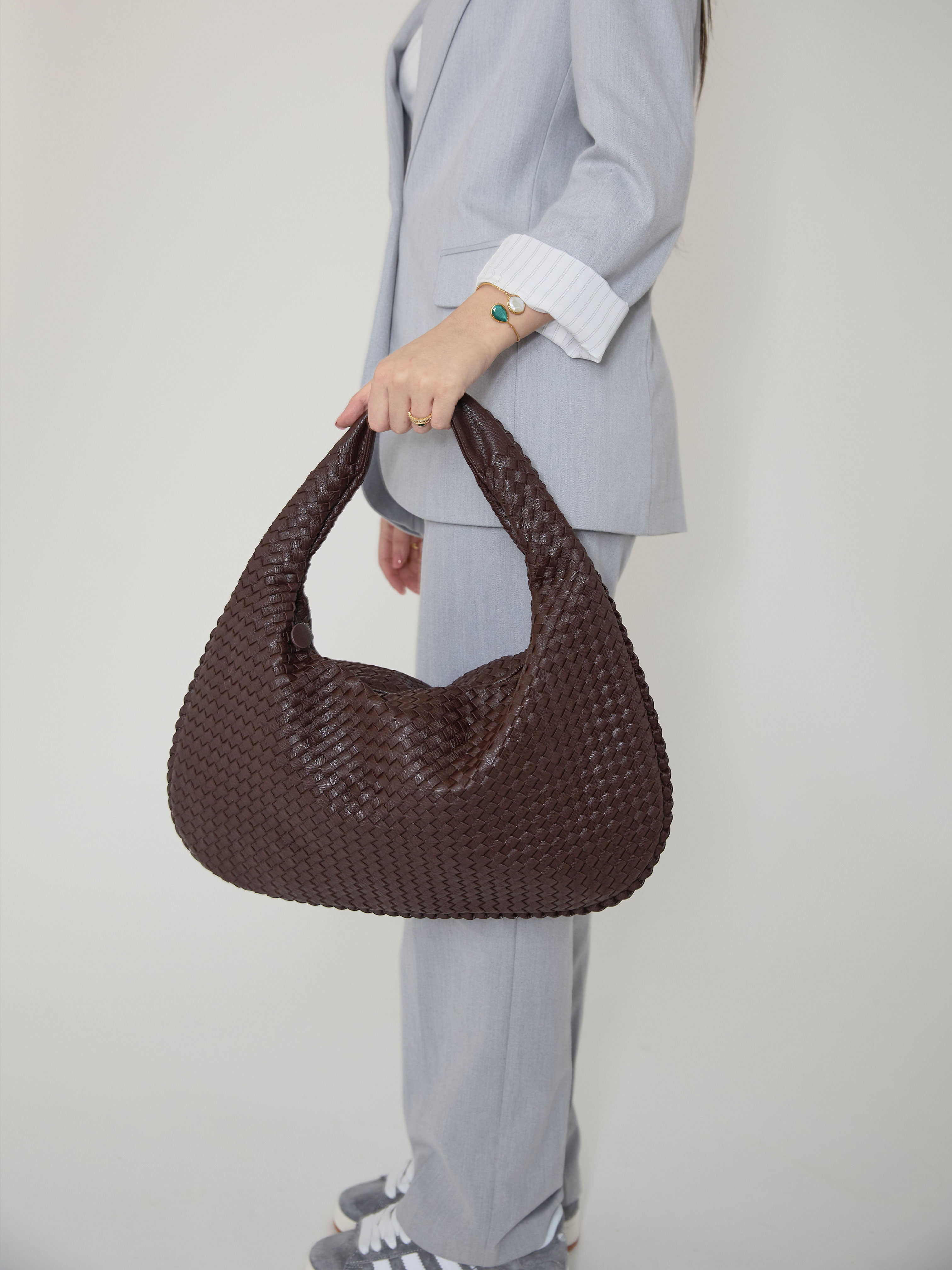 Everyday Leather Bag - Coffee - CASAVENZA