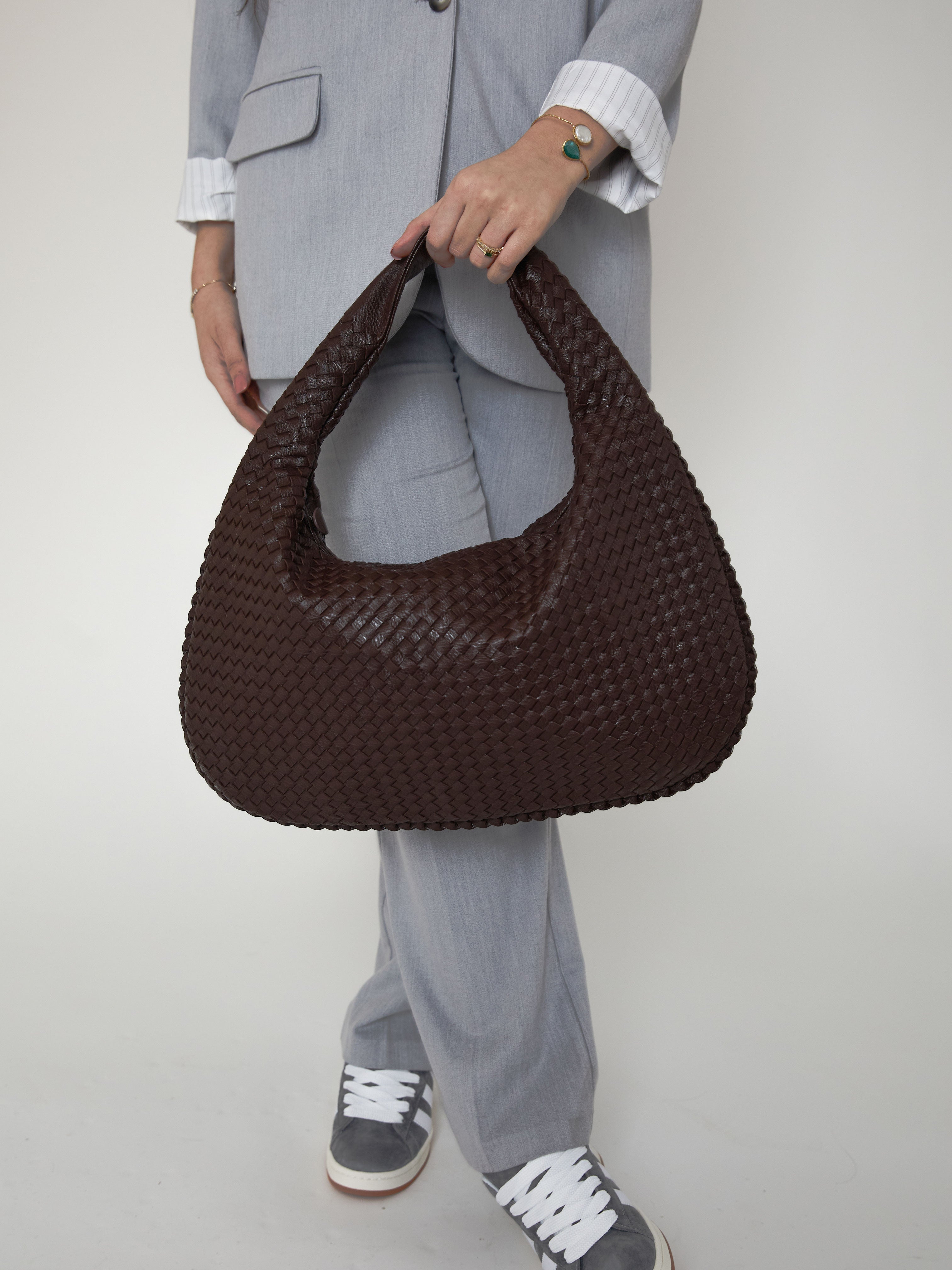 Everyday Leather Bag - Coffee - CASAVENZA