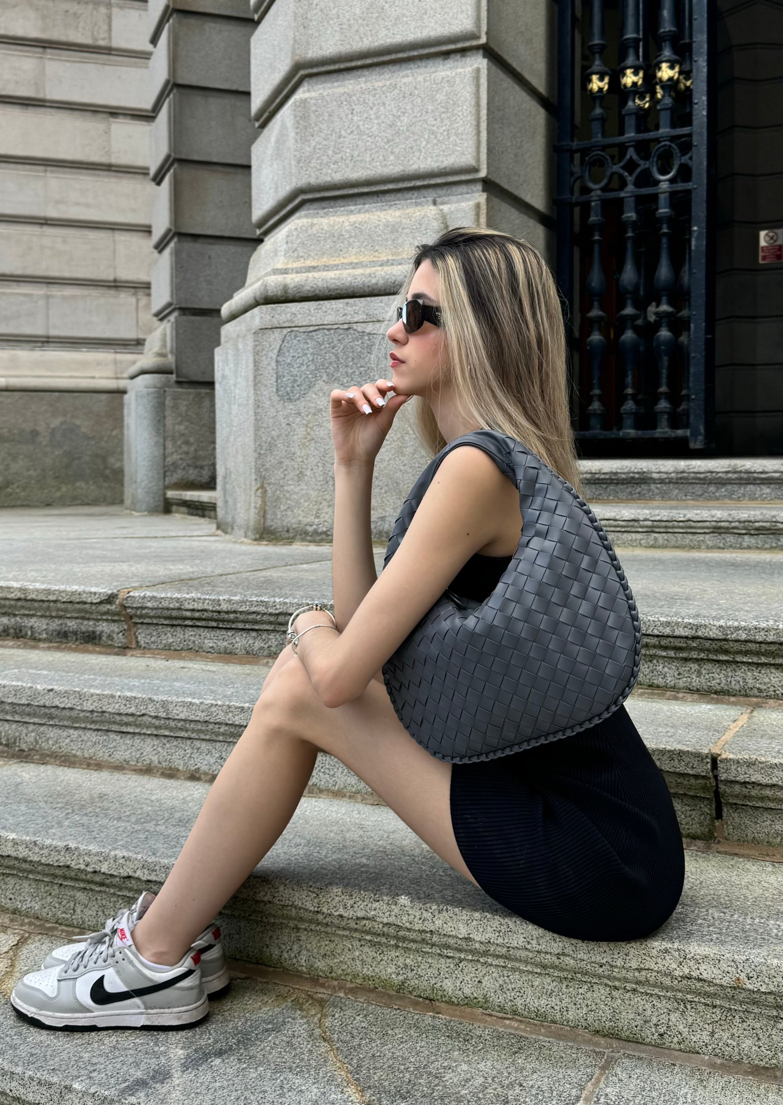 Serena Everyday Bag - Grey - CASAVENZA