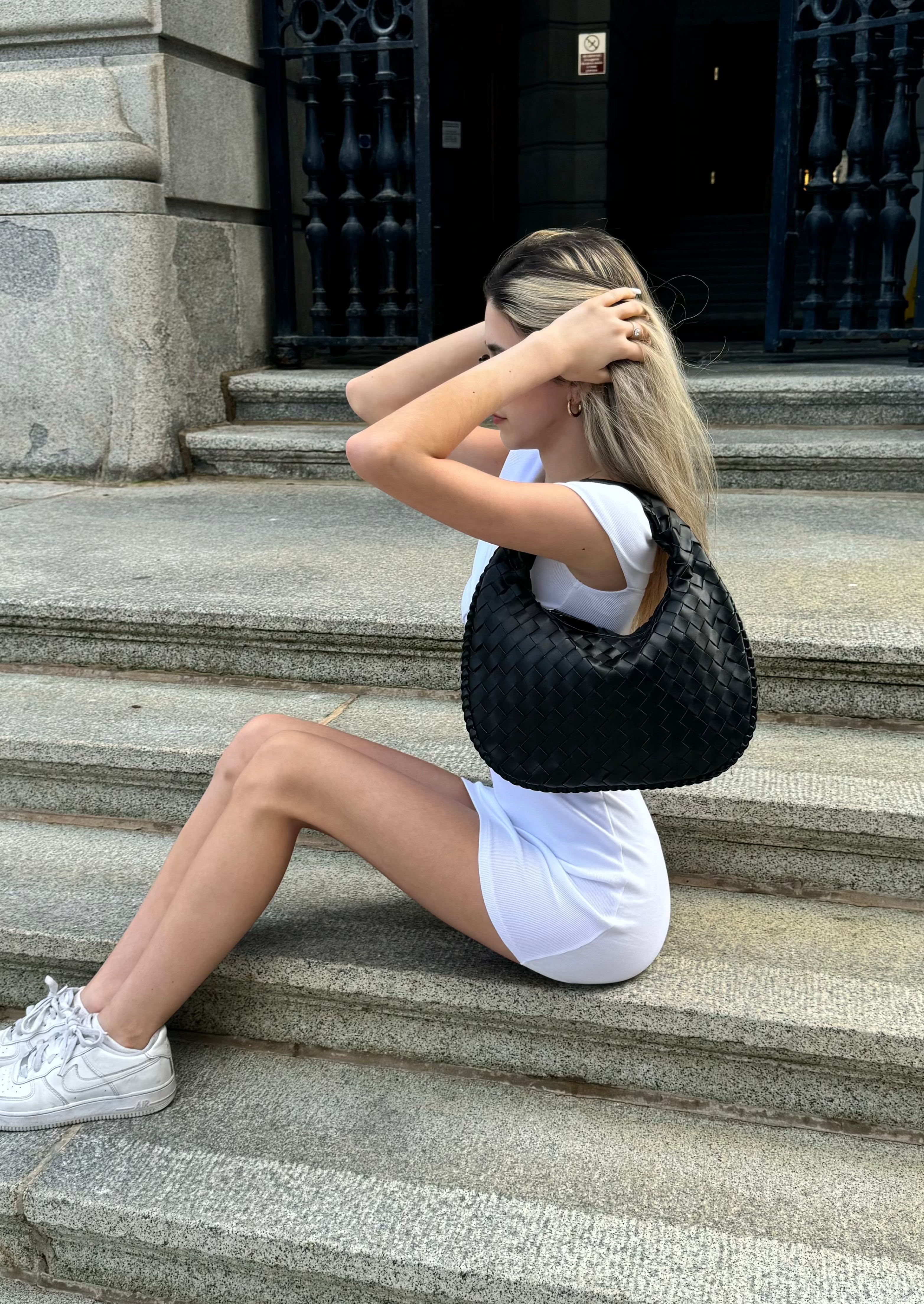 Serena Everyday Bag - Black - CASAVENZA