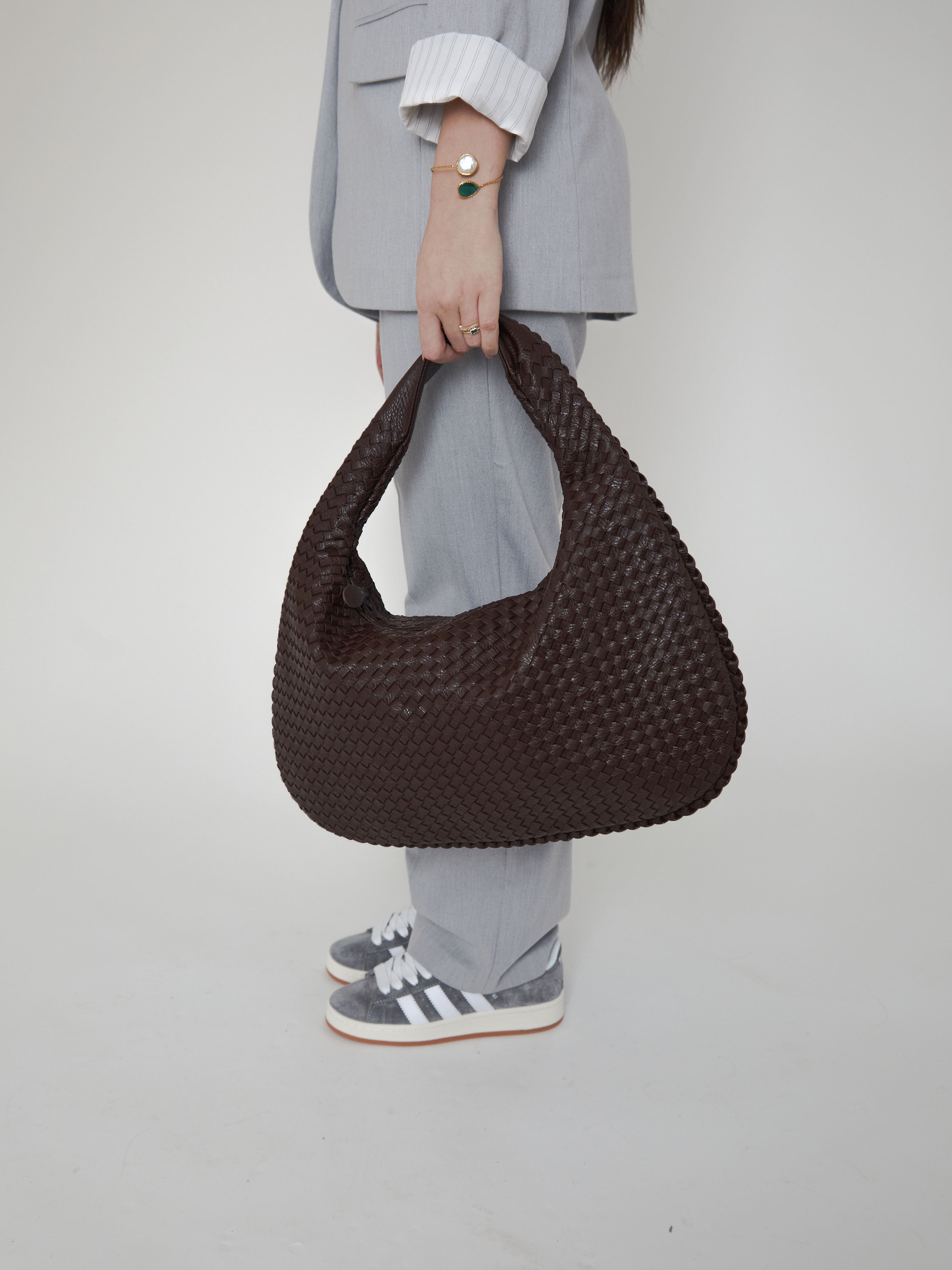 Everyday Leather Bag - Coffee - CASAVENZA