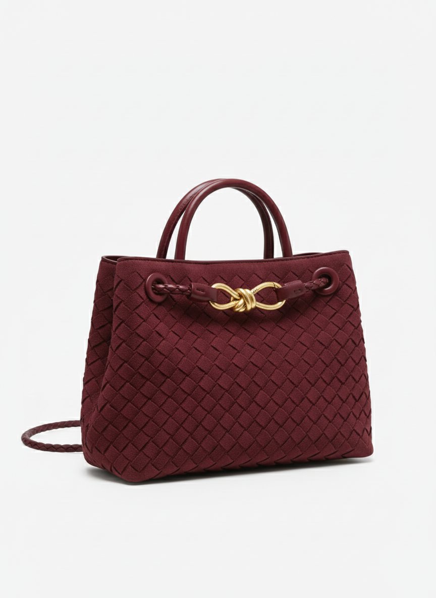 Diana Bag Suede - Burgundy