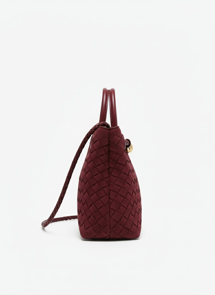 Diana Bag Suede - Burgundy