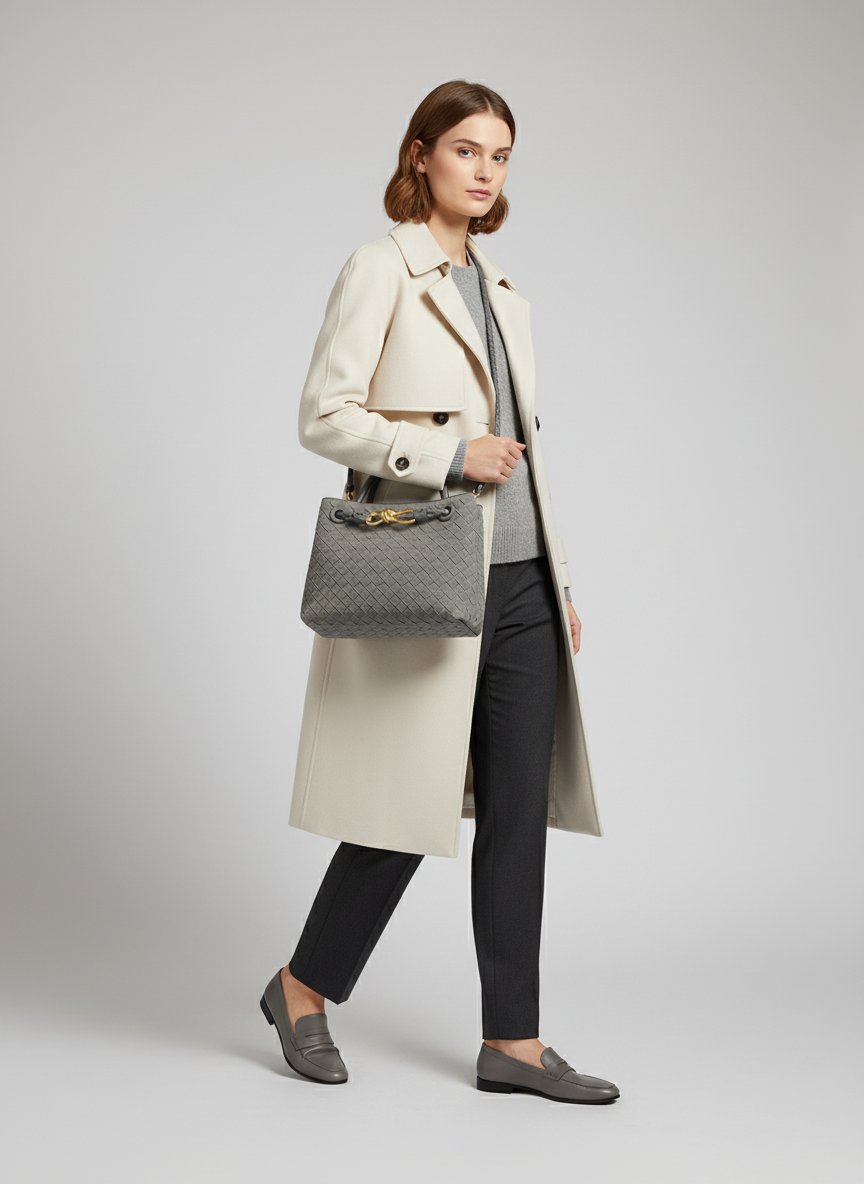 Diana Bag Suede - Grey