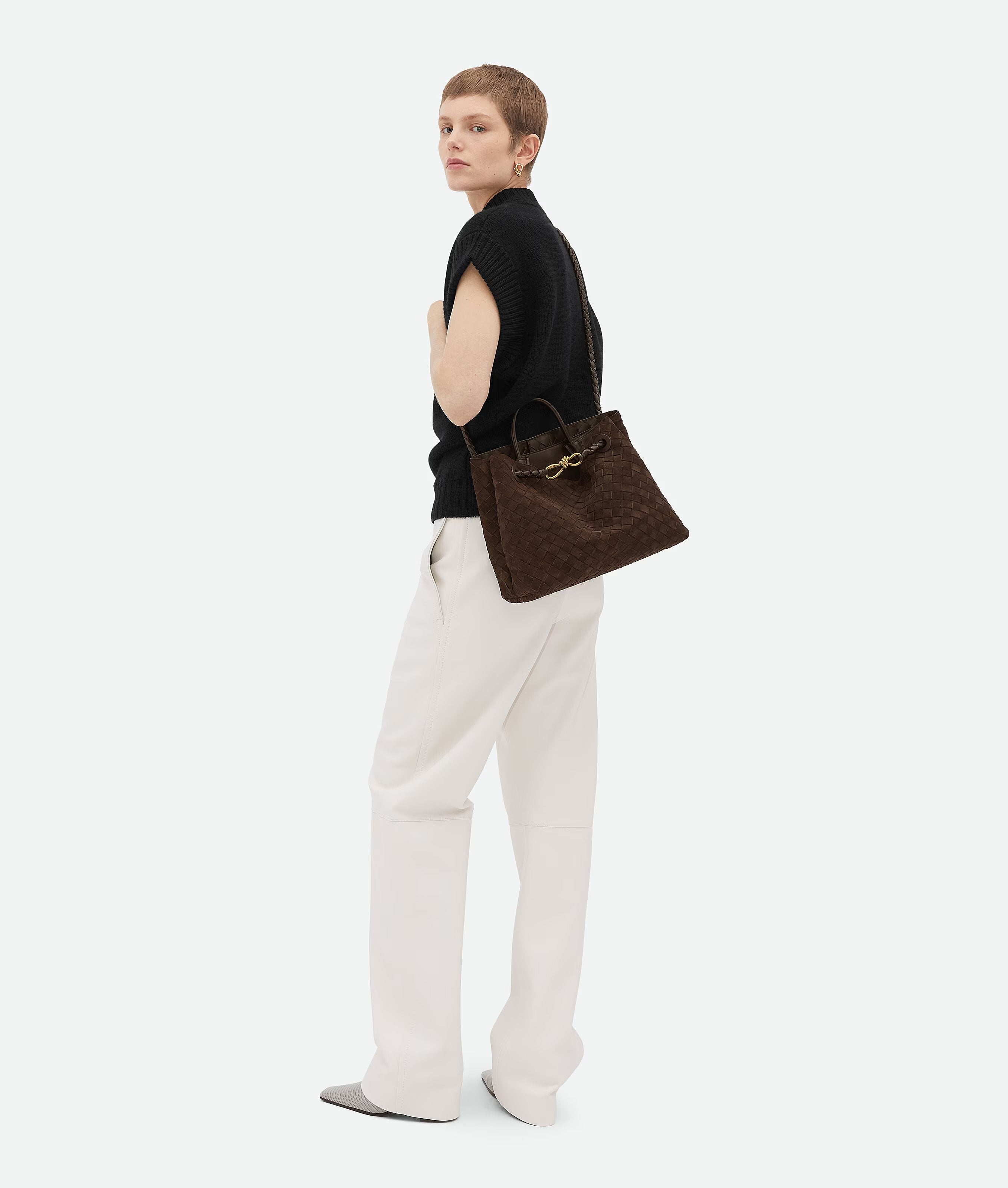 Diana Bag Suede - Dark Brown
