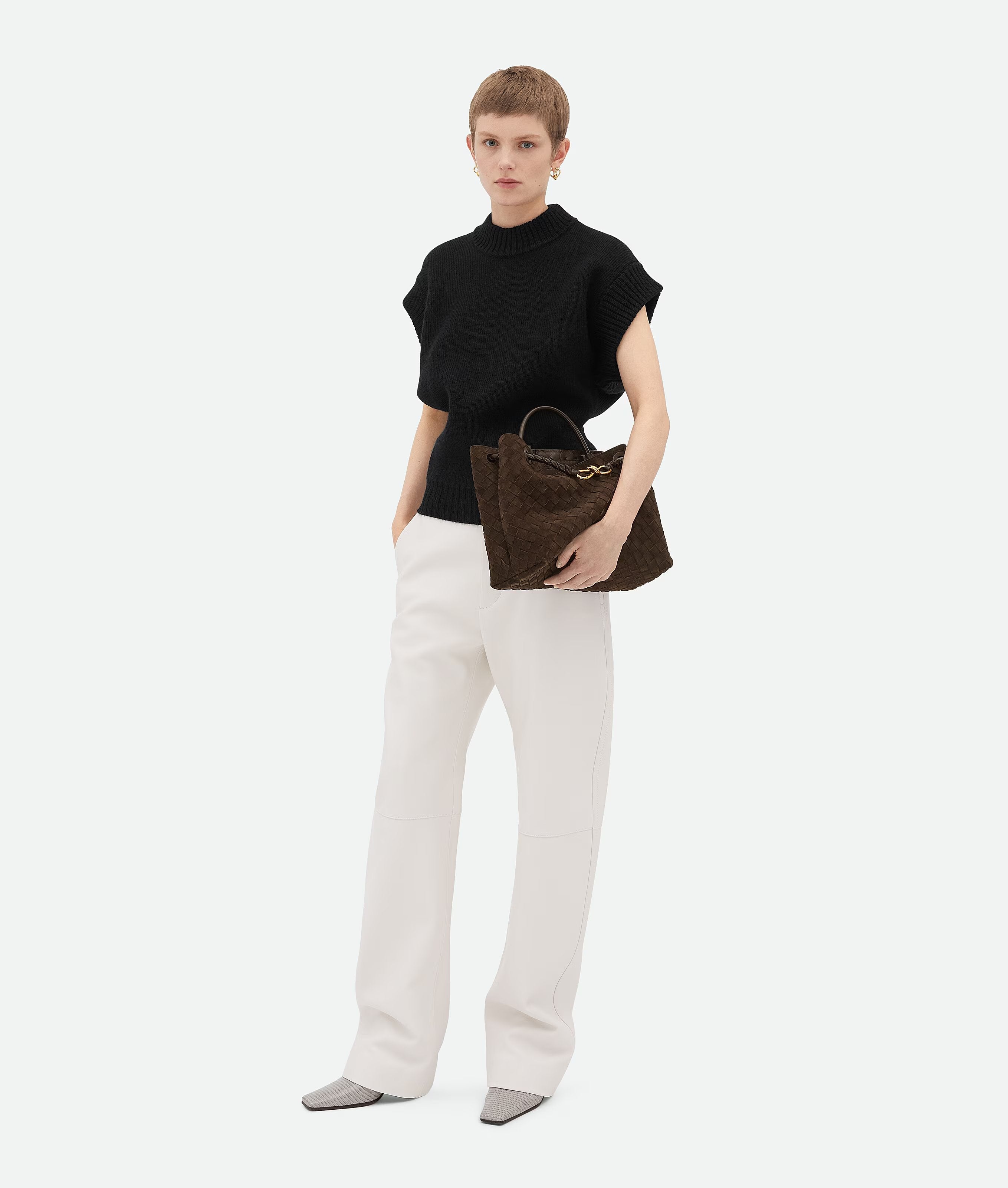 Diana Bag Suede - Dark Brown