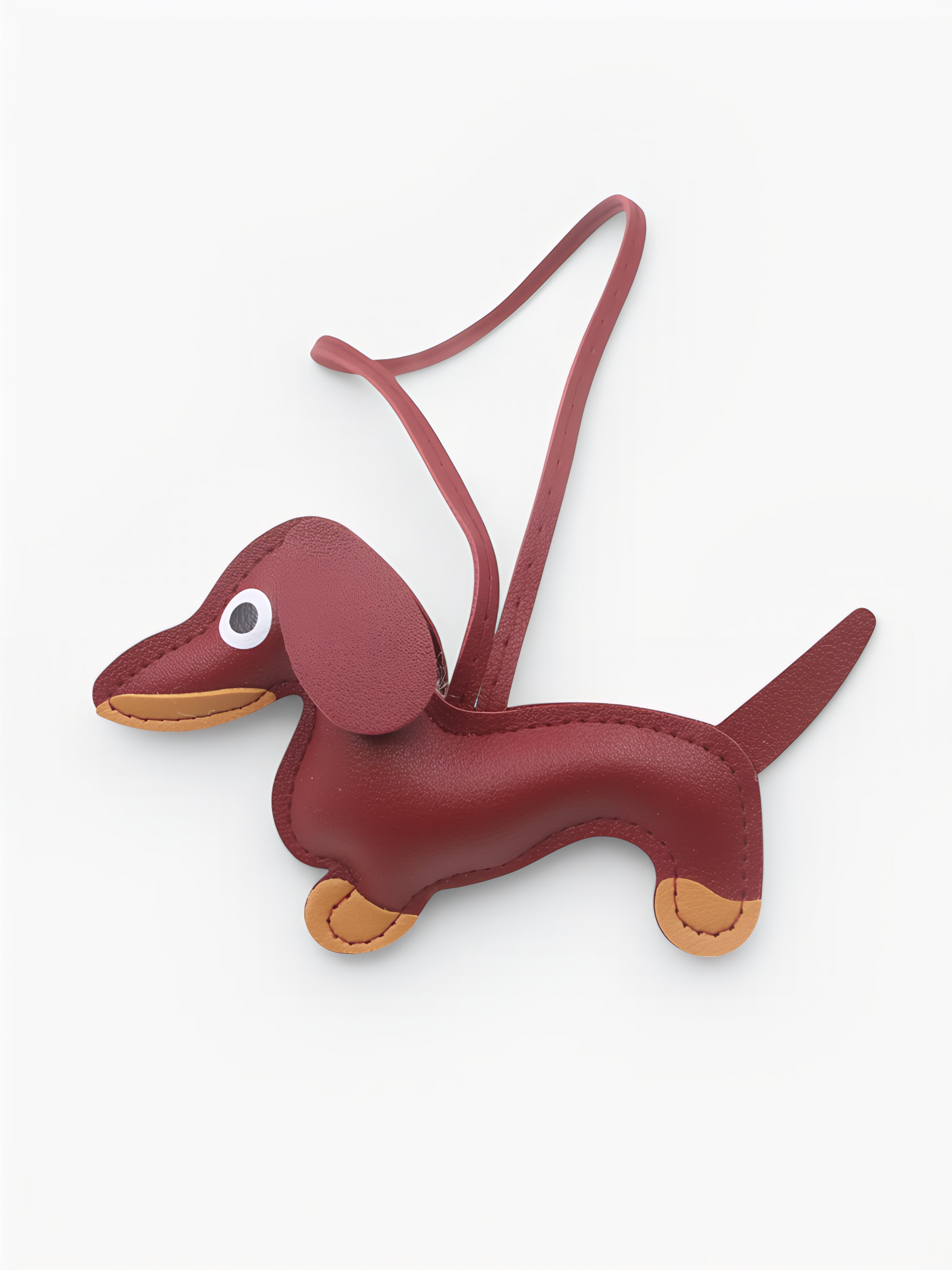 Puppy Bag Charm - AmatoLeather