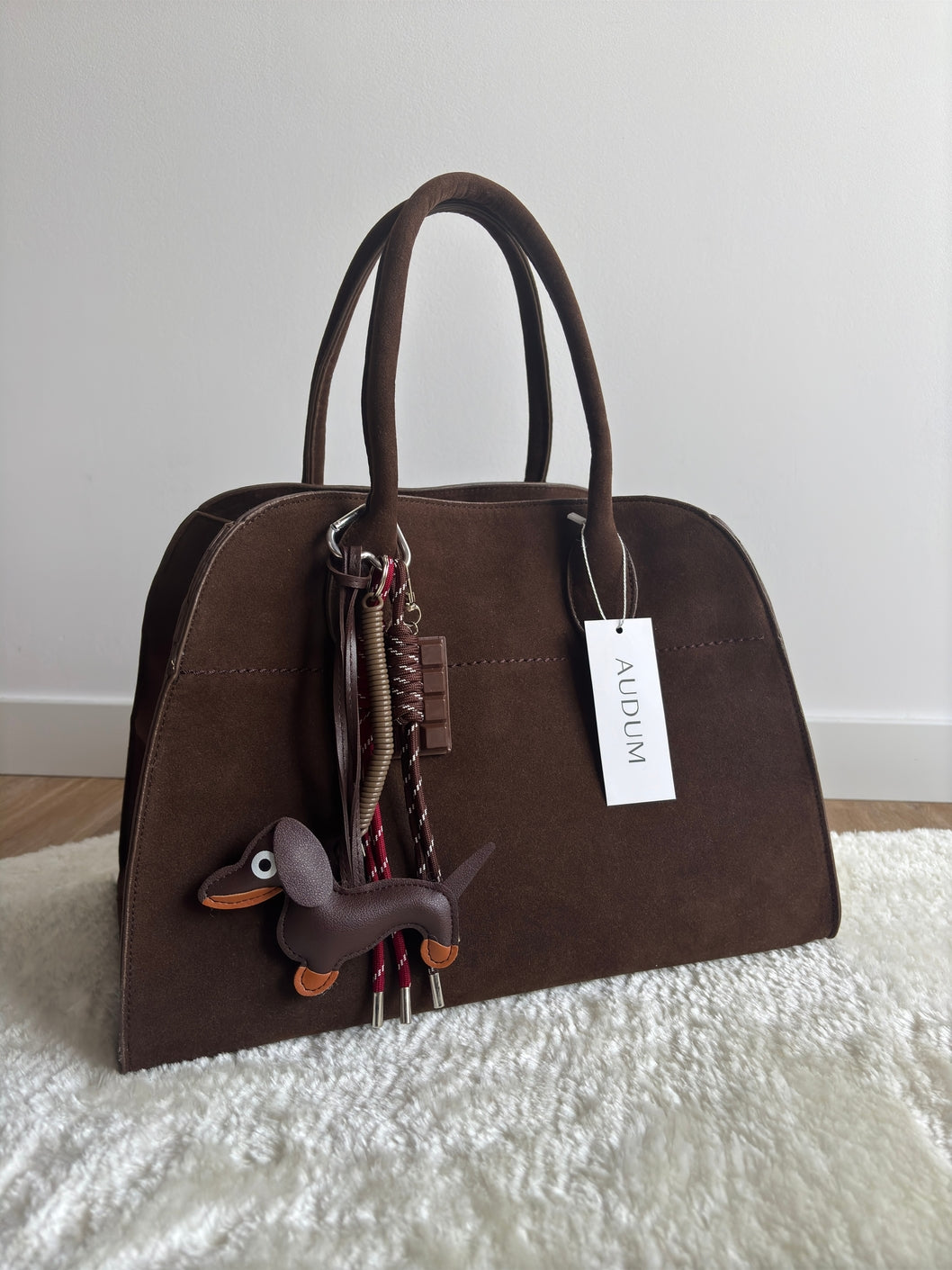 Chocolate & Puppy Bag Charm - CASAVENZA