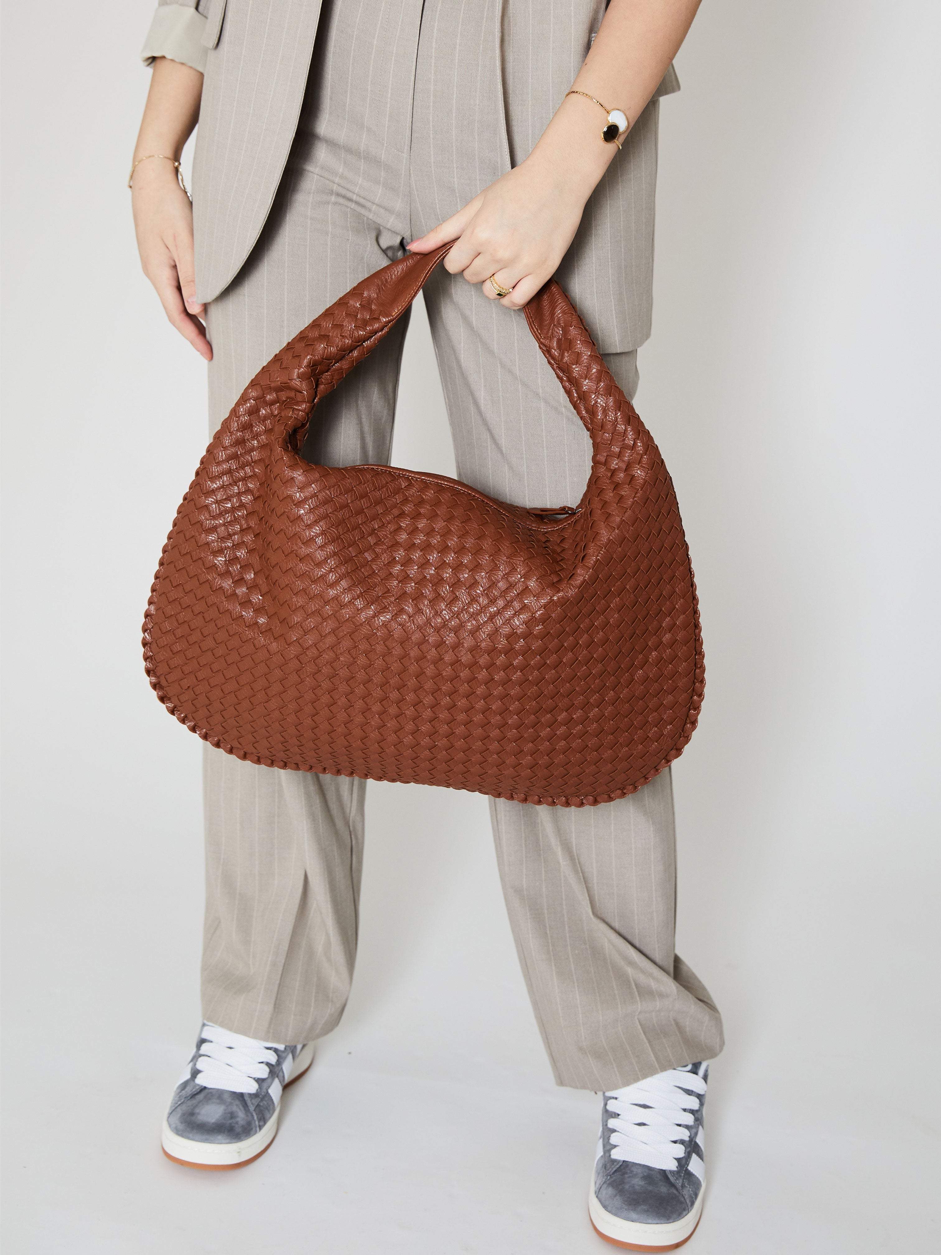 Everyday Leather Bag - Camel - CASAVENZA