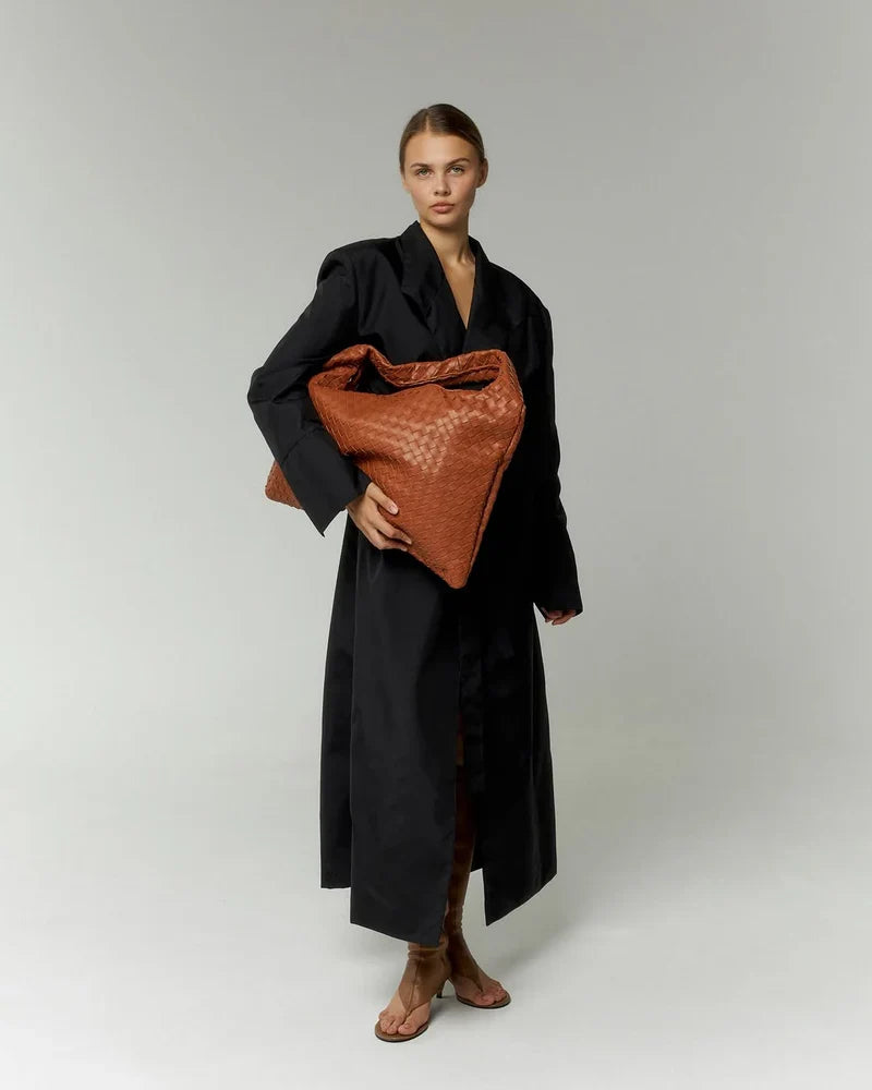 Elegance Leather Bag - Camel - CASAVENZA