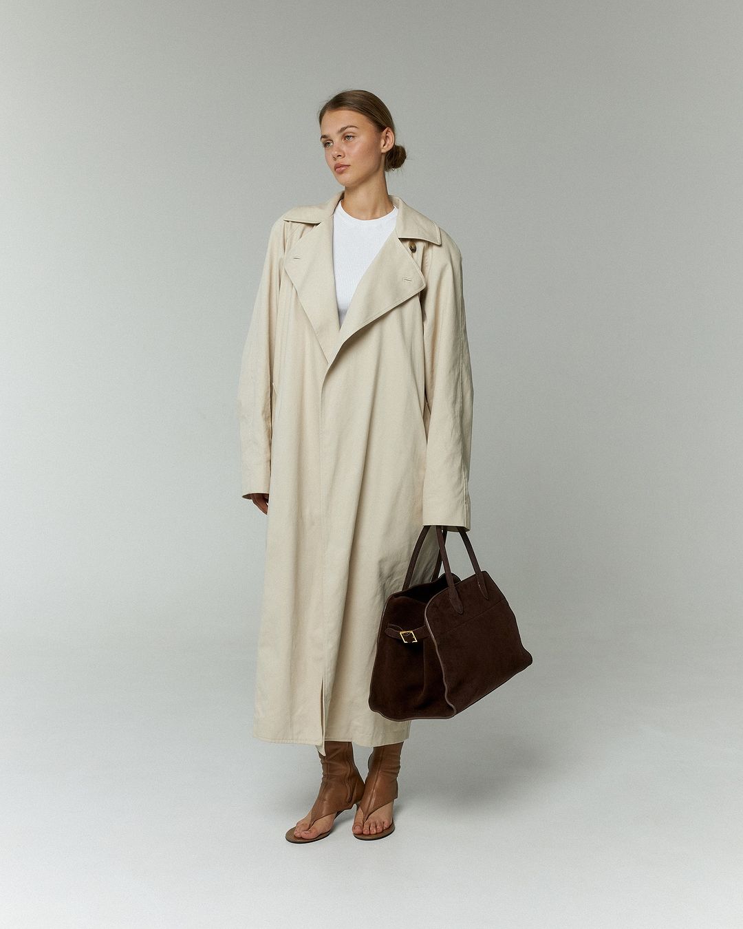 Musthave Suede Bag - Dark Coffee - CASAVENZA