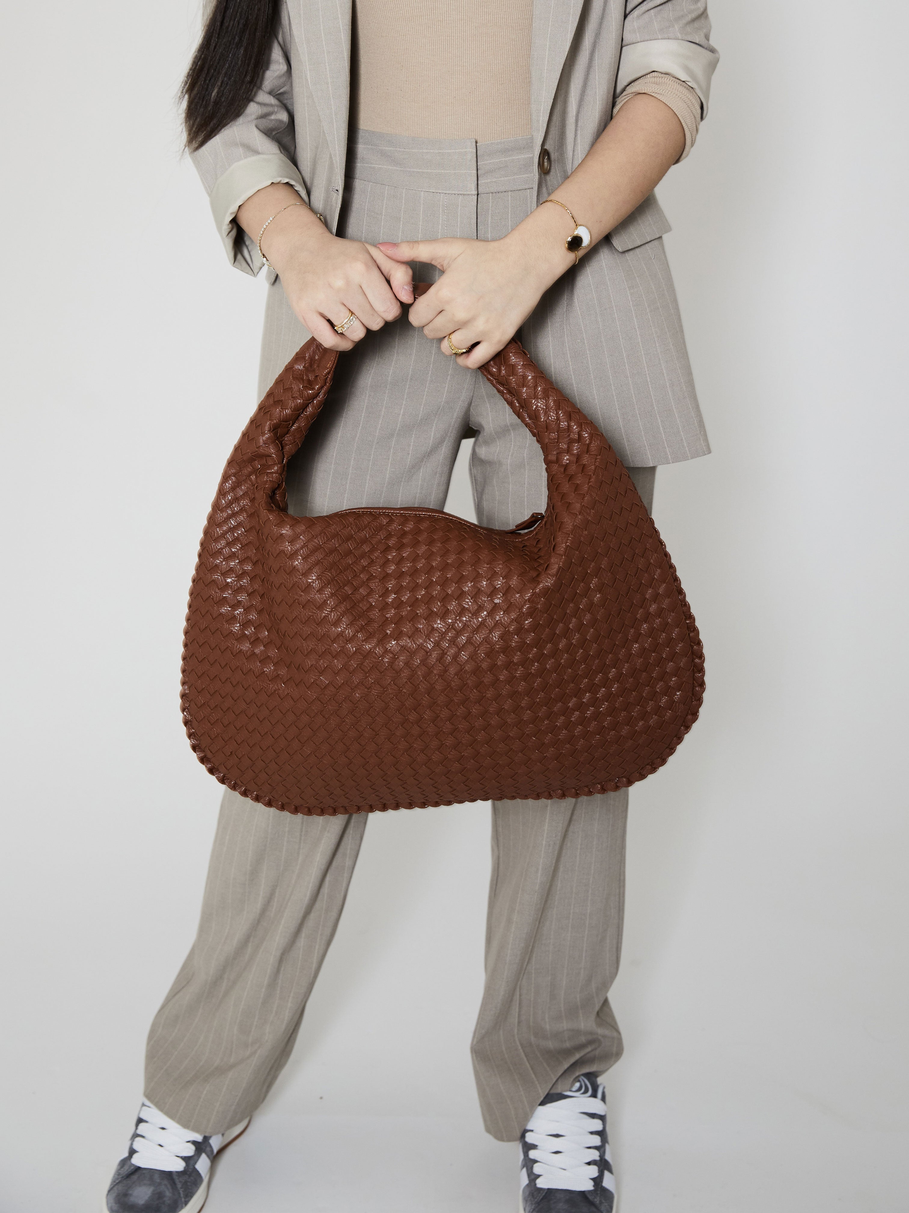 Everyday Leather Bag - Camel - CASAVENZA
