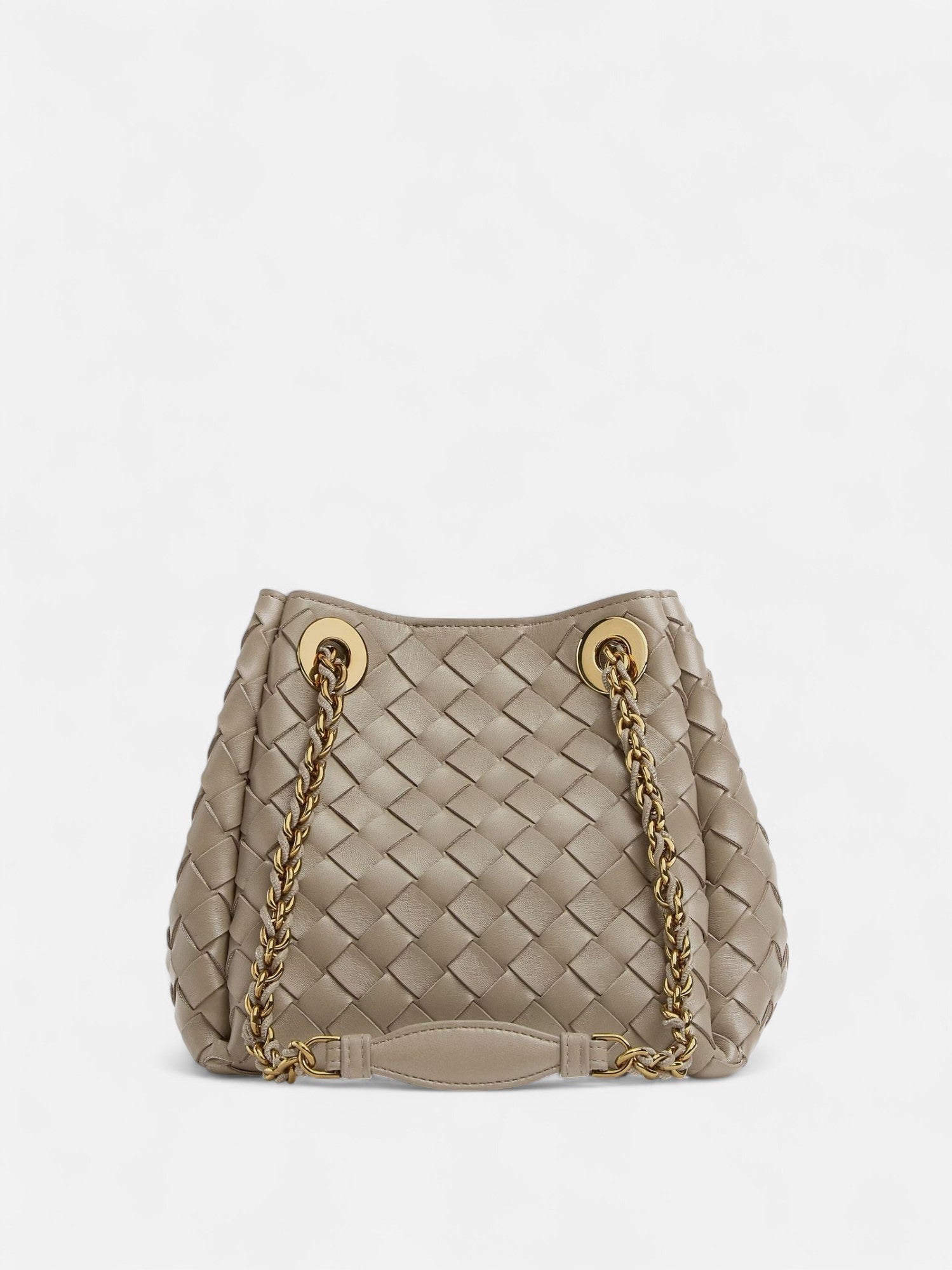 Small Chained Parachute Bag - Limestone - CASAVENZA
