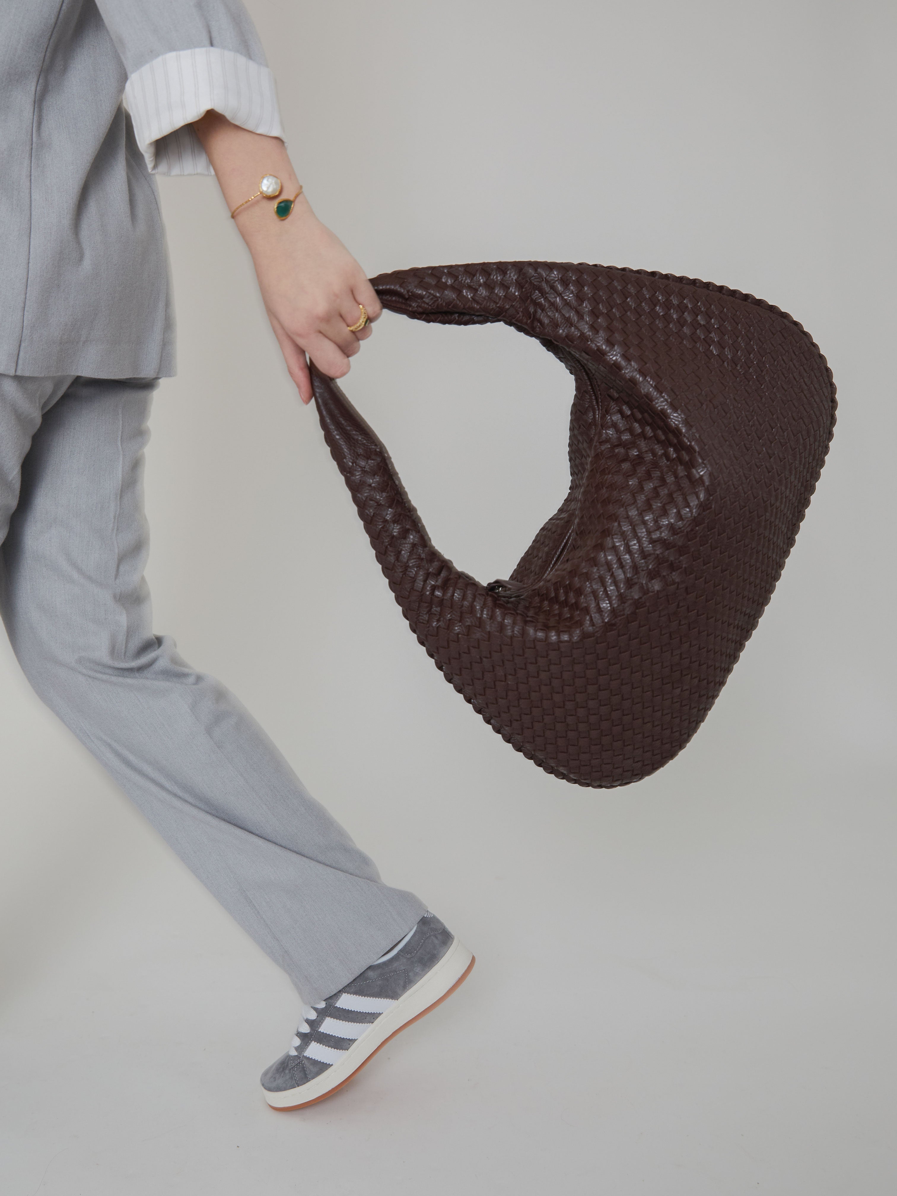 Everyday Leather Bag - Coffee - CASAVENZA