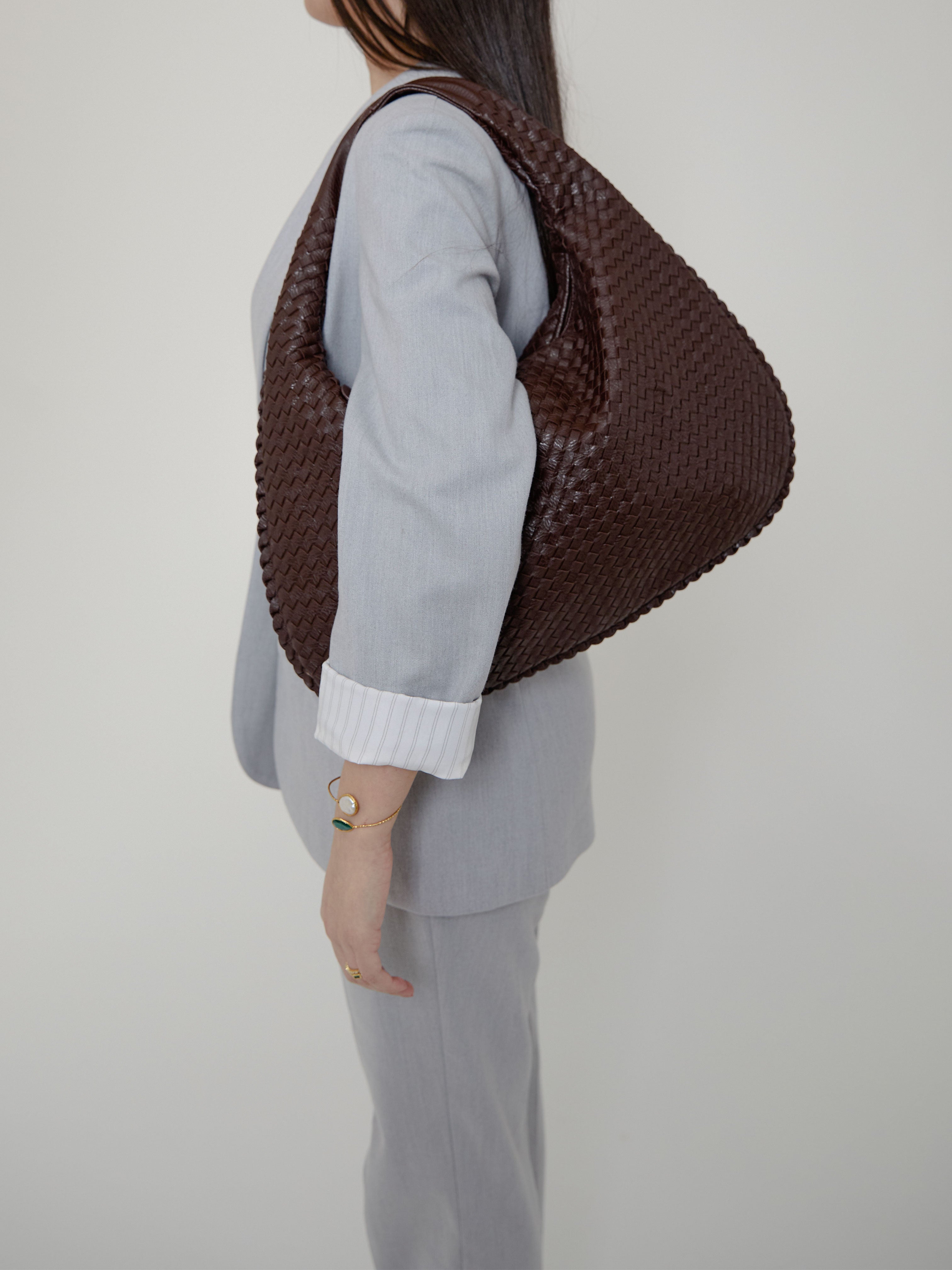 Everyday Leather Bag - Coffee - CASAVENZA
