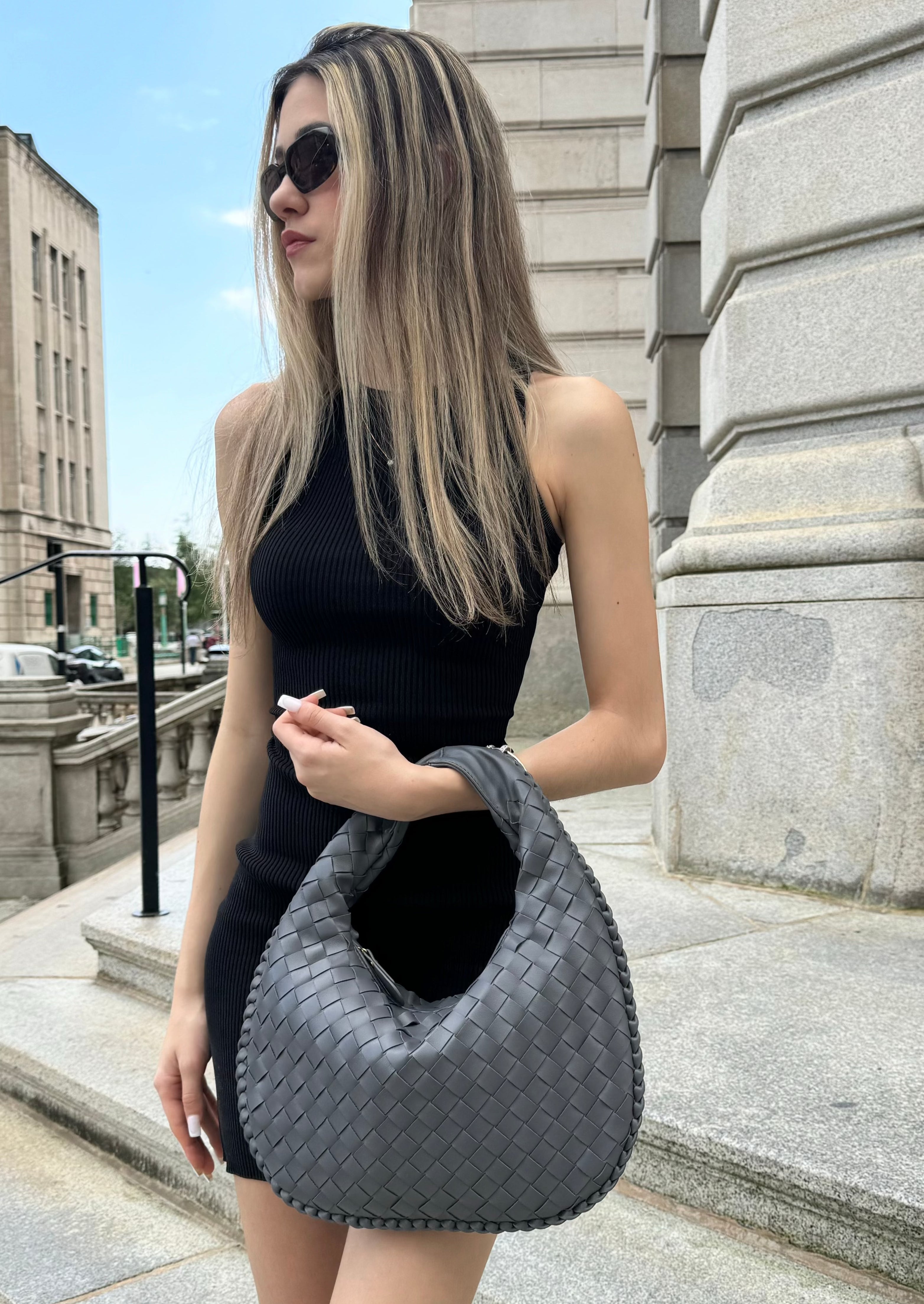 Serena Everyday Bag - Grey - CASAVENZA
