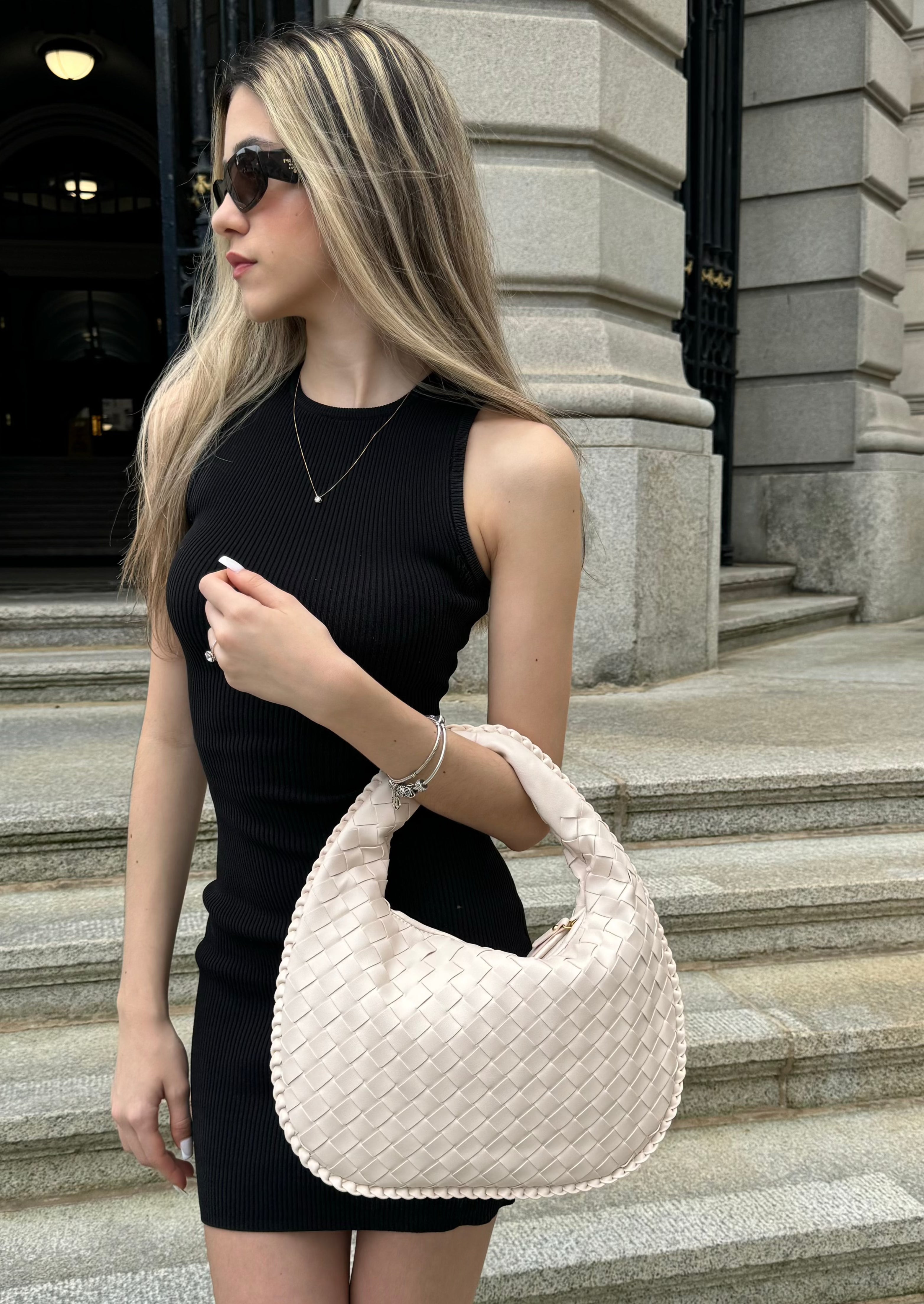 Serena Everyday Bag - Off White - AmatoLeather 