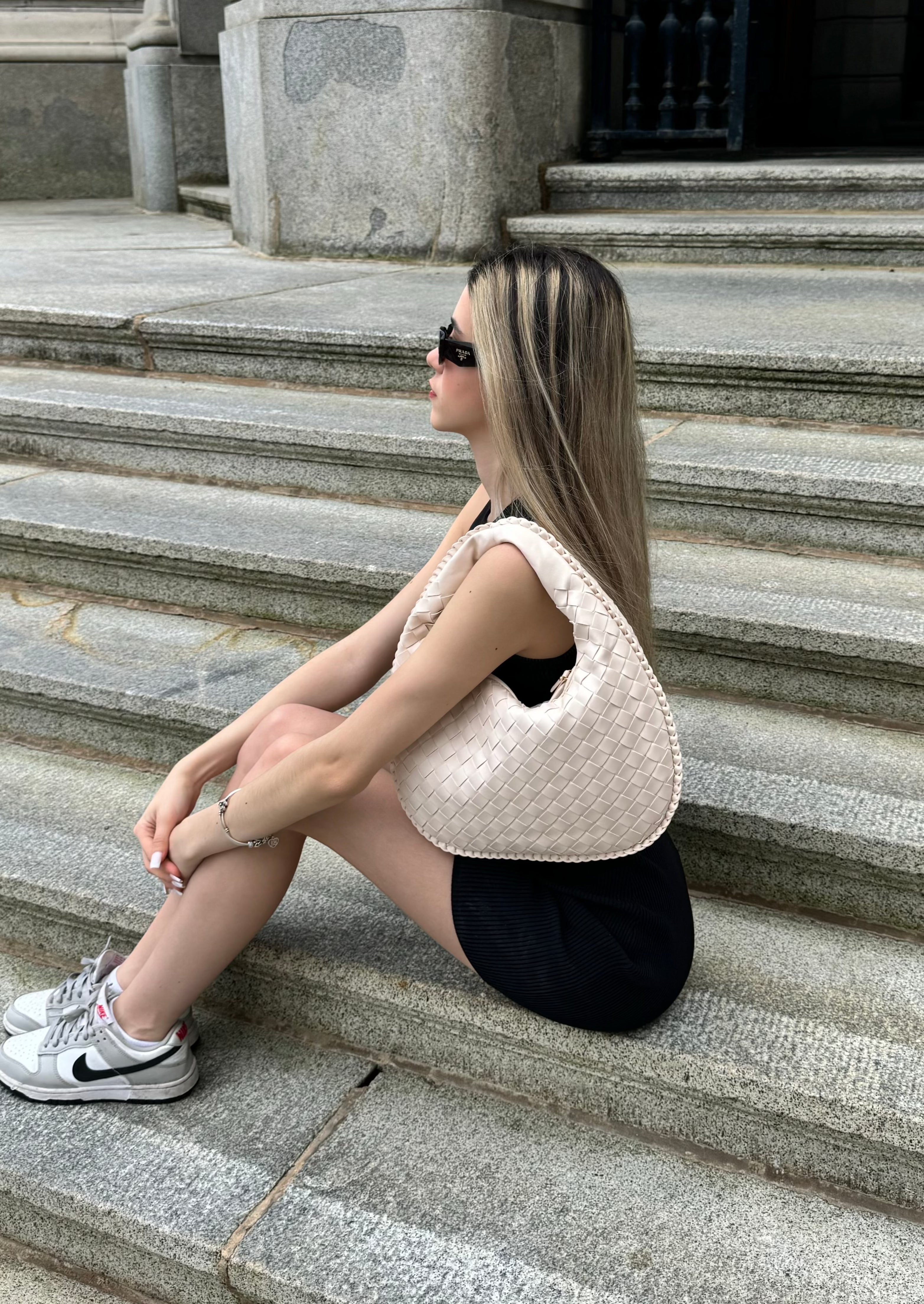 Serena Everyday Bag - Off White - AmatoLeather 