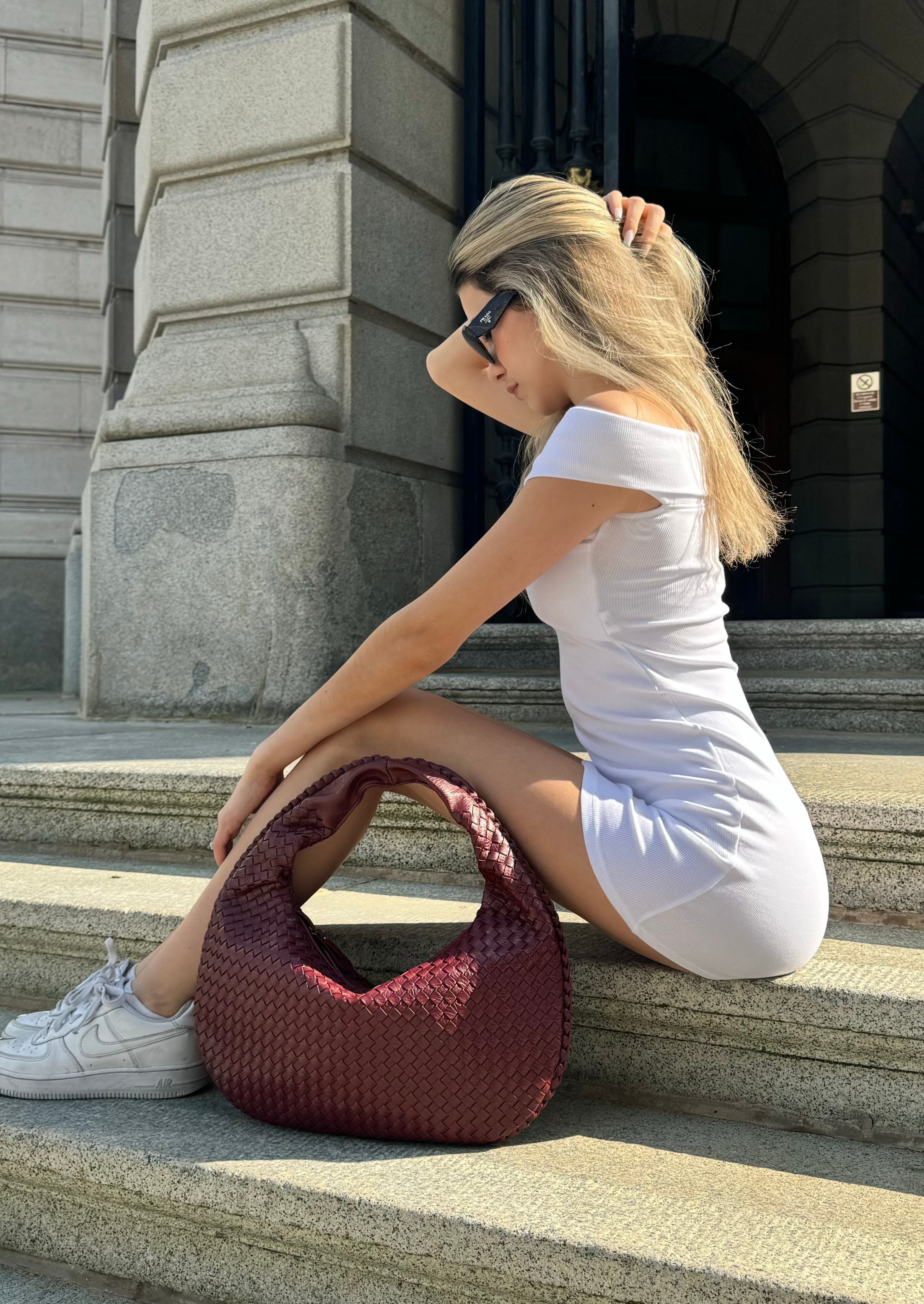Small Everyday Bag - Wine Red - CASAVENZA