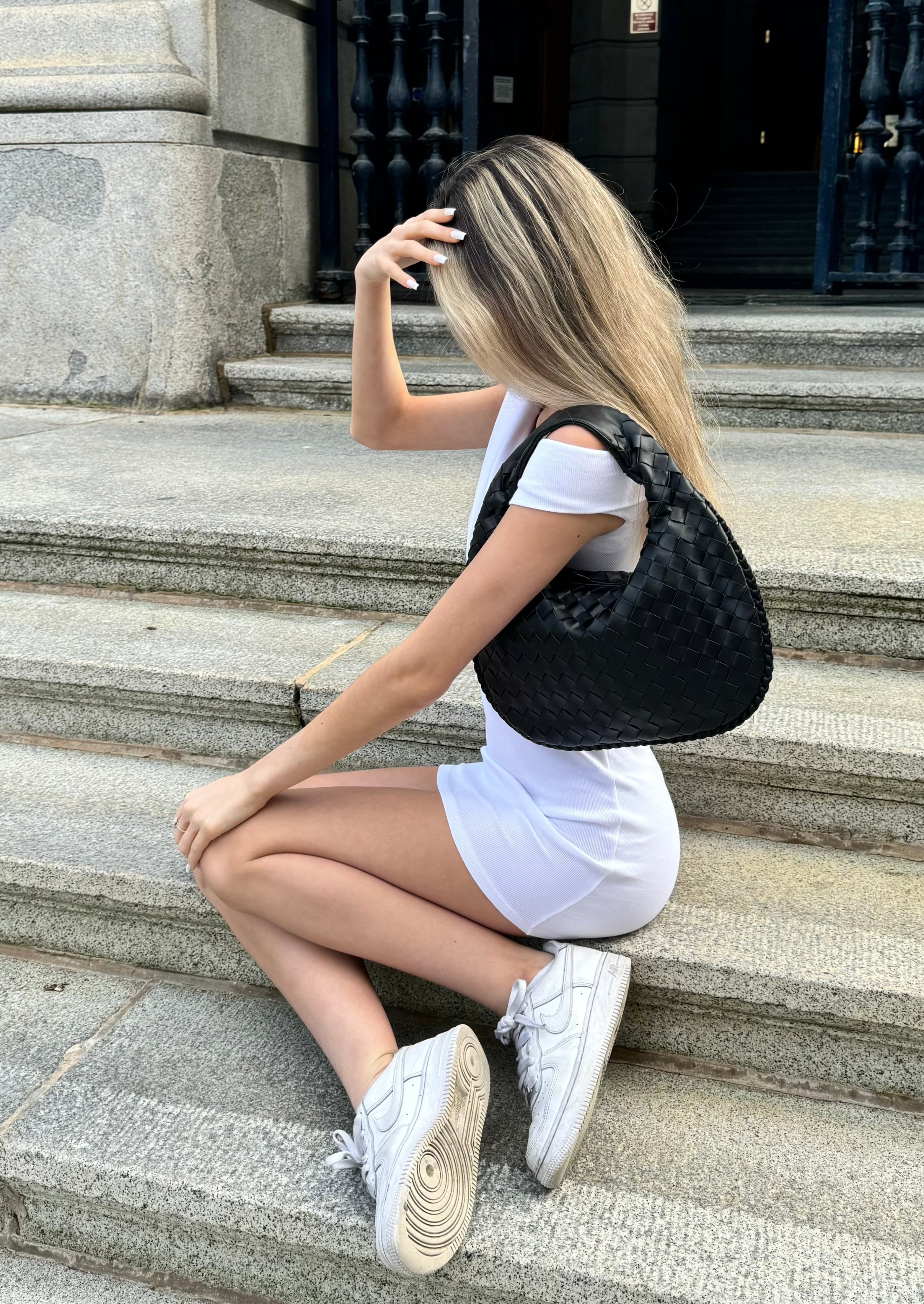 Serena Everyday Bag - Black - CASAVENZA