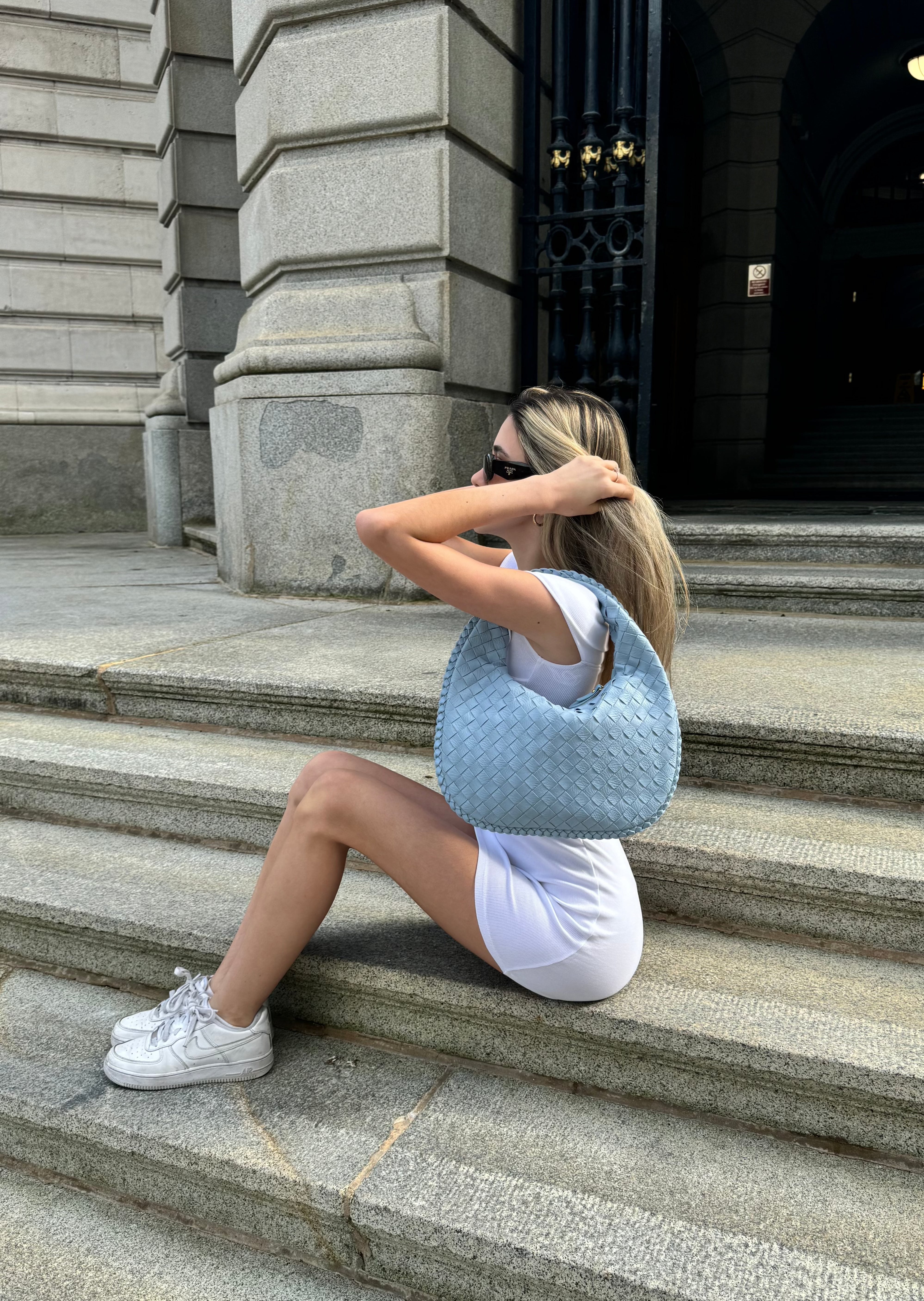 Serena Everyday Bag - Baby Blue - CASAVENZA