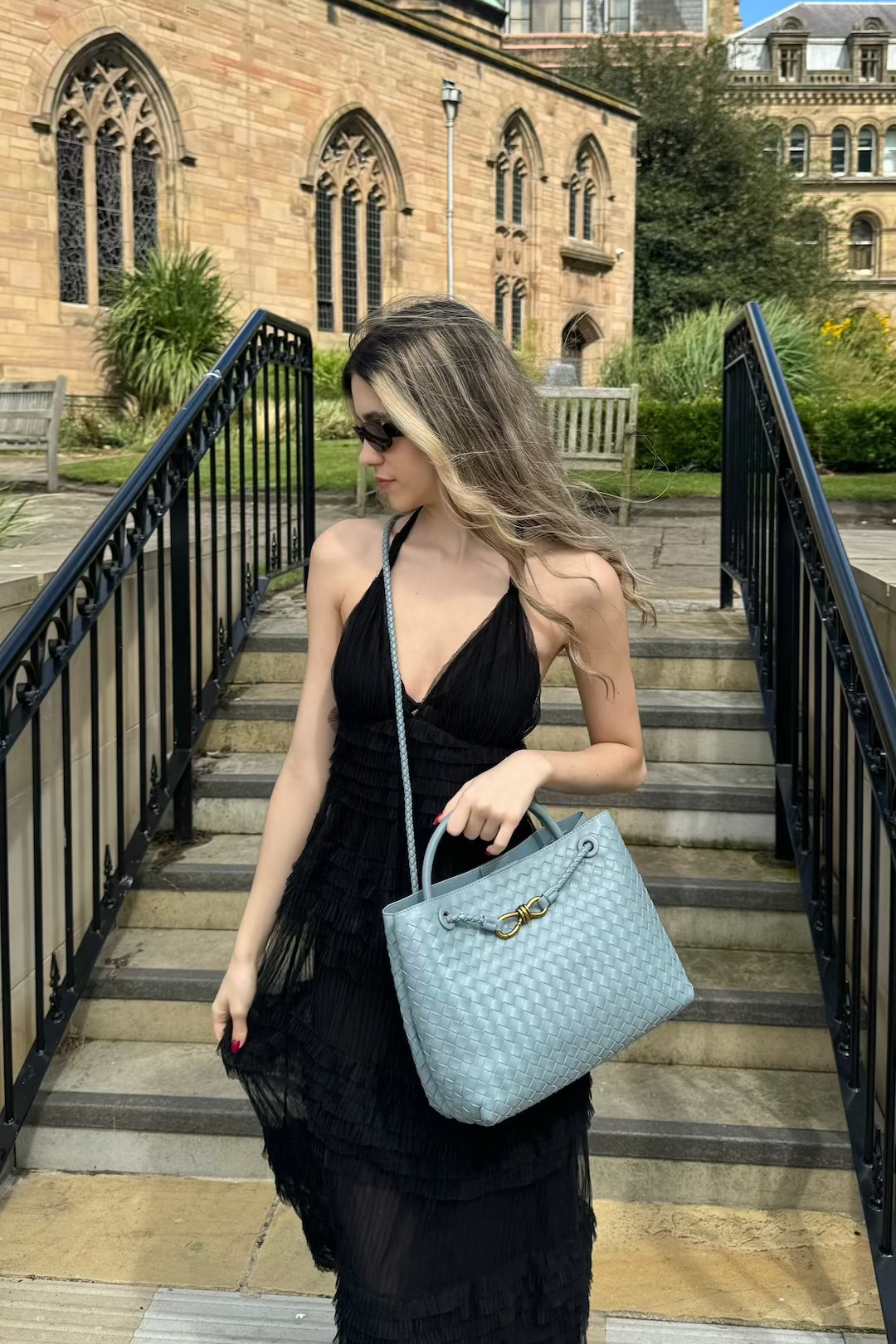 Diana Bag - Light Blue - AmatoLeather 