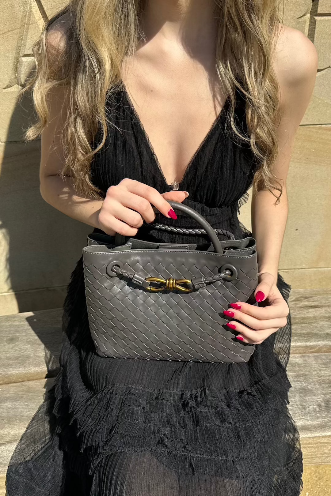 Diana Bag Mini - Dark Silver - CASAVENZA