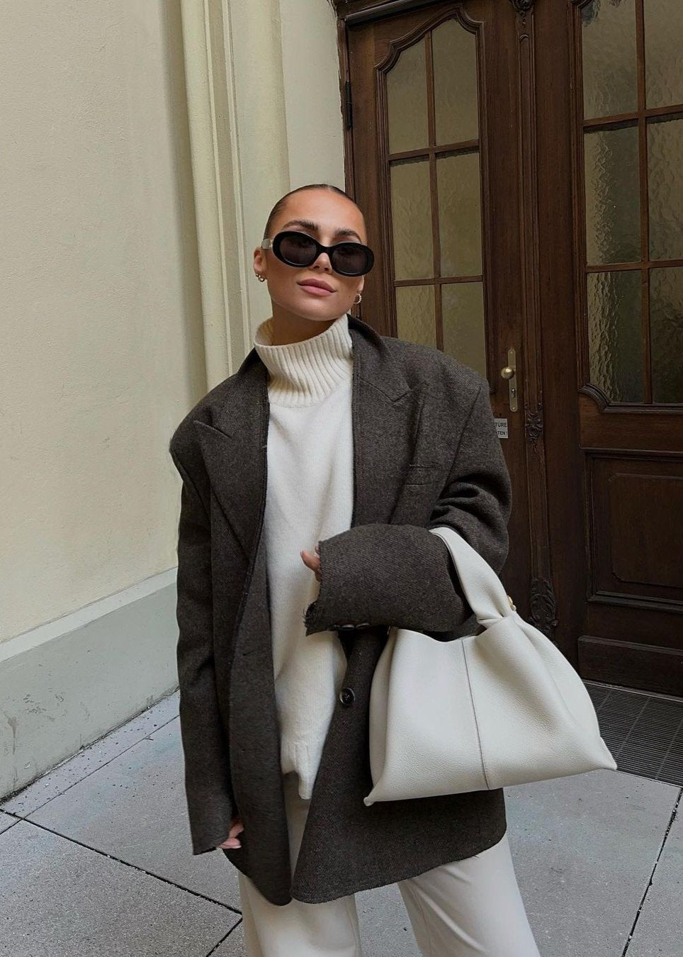 Lucinda Bag - Off White - AmatoLeather 