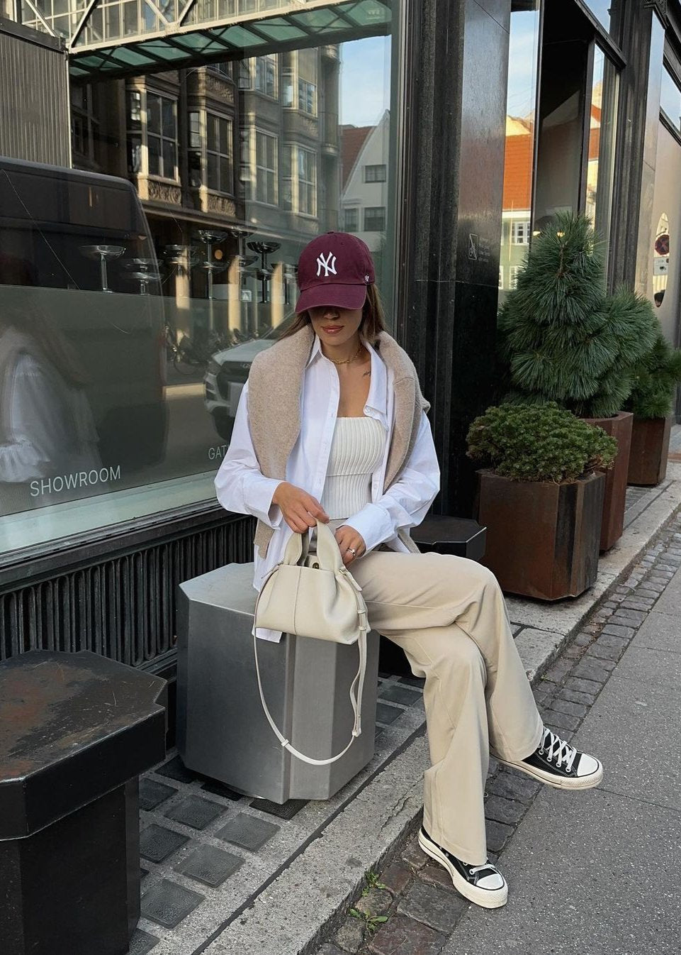 Lucinda Bag Mini - Off White - AmatoLeather 