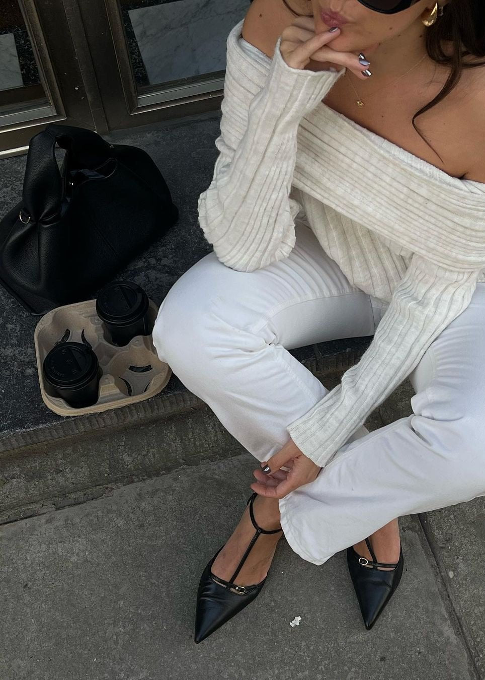 Lucinda Bag - Black - AmatoLeather 