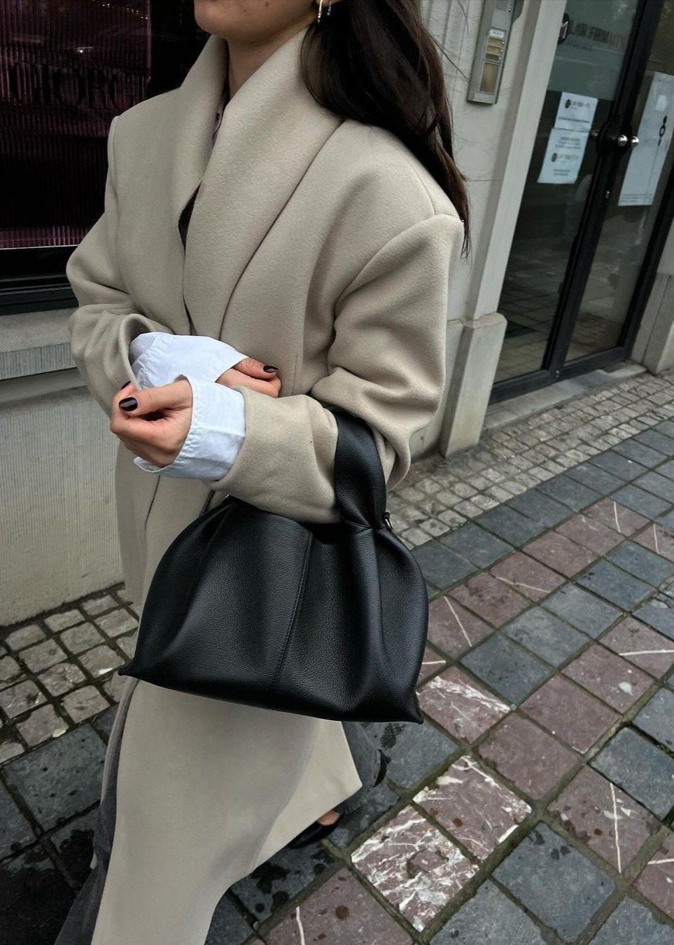 Lucinda Bag - Black - CASAVENZA