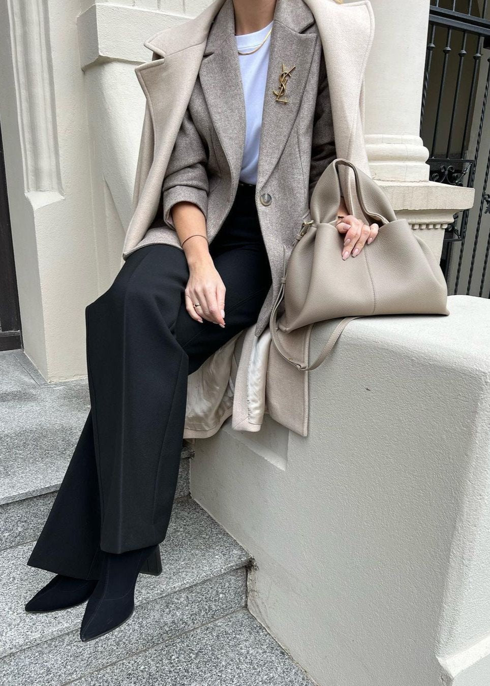 Lucinda Bag - Taupe - CASAVENZA