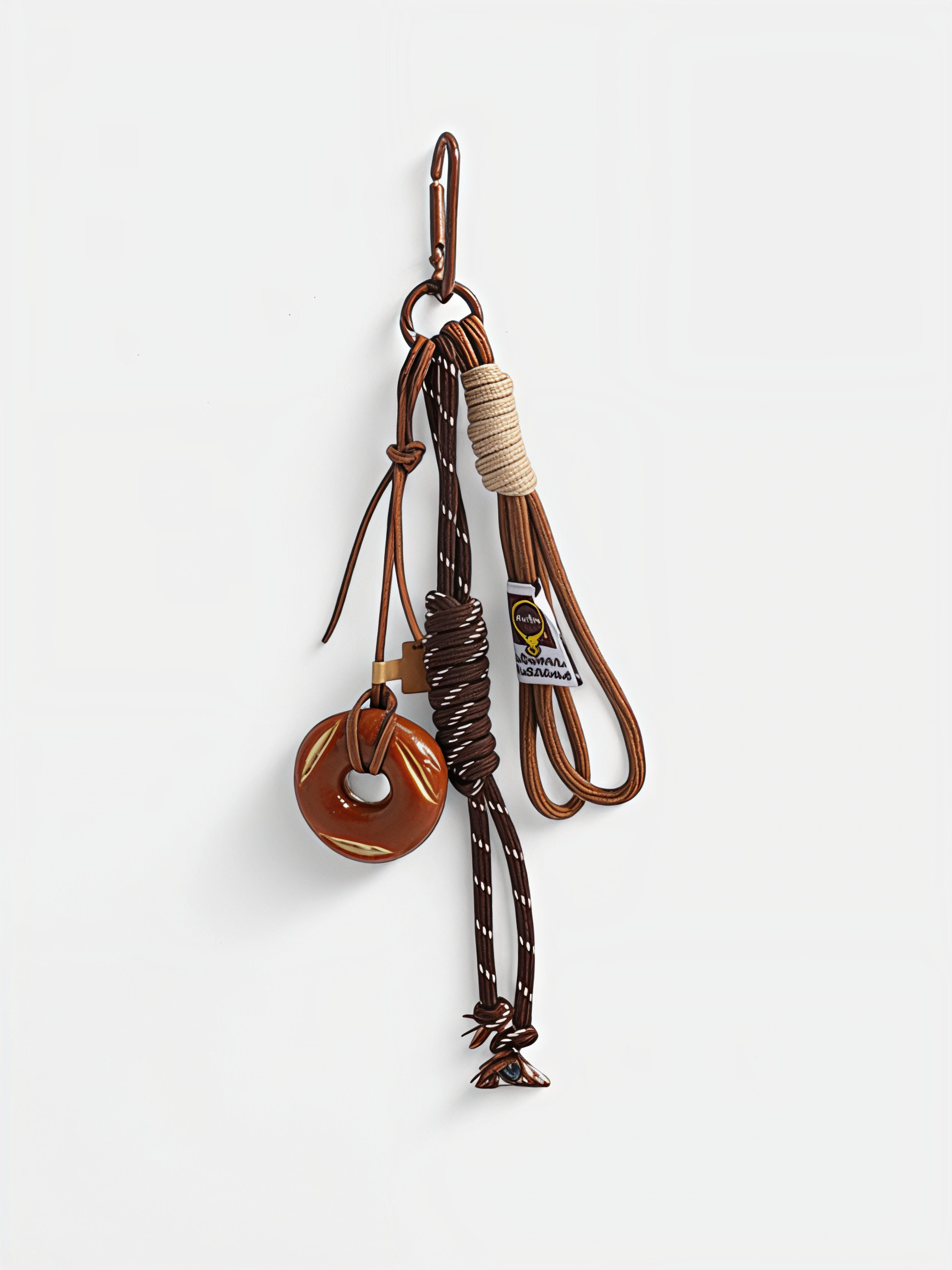 Bakery Bag Charm - AmatoLeather 