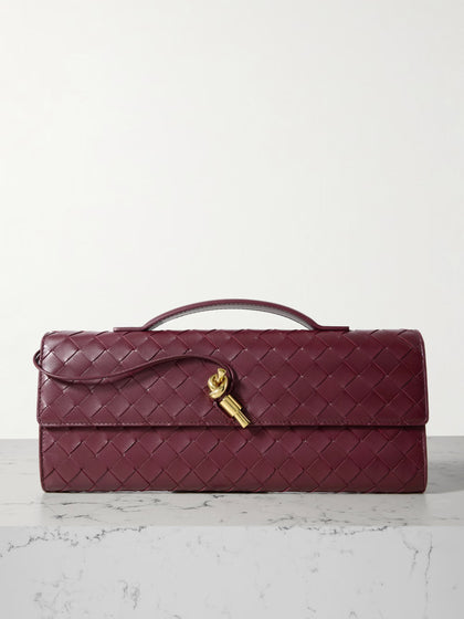 Emilia Clutch Bag - Burgundy