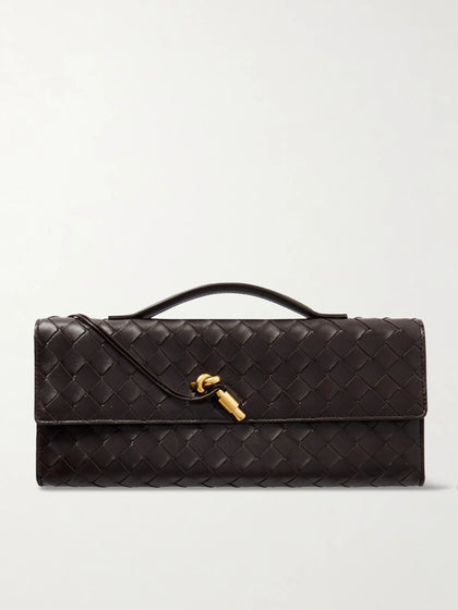 Emilia Clutch Bag - Coffee