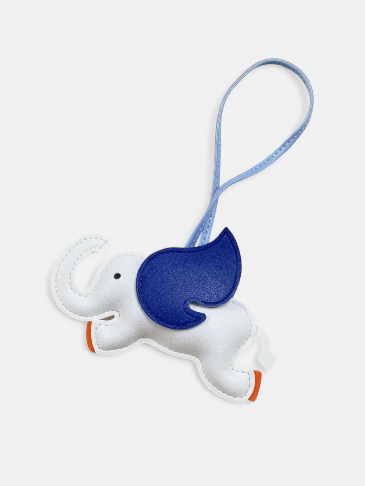 Cute Elephant Bag Charm - AmatoLeather 