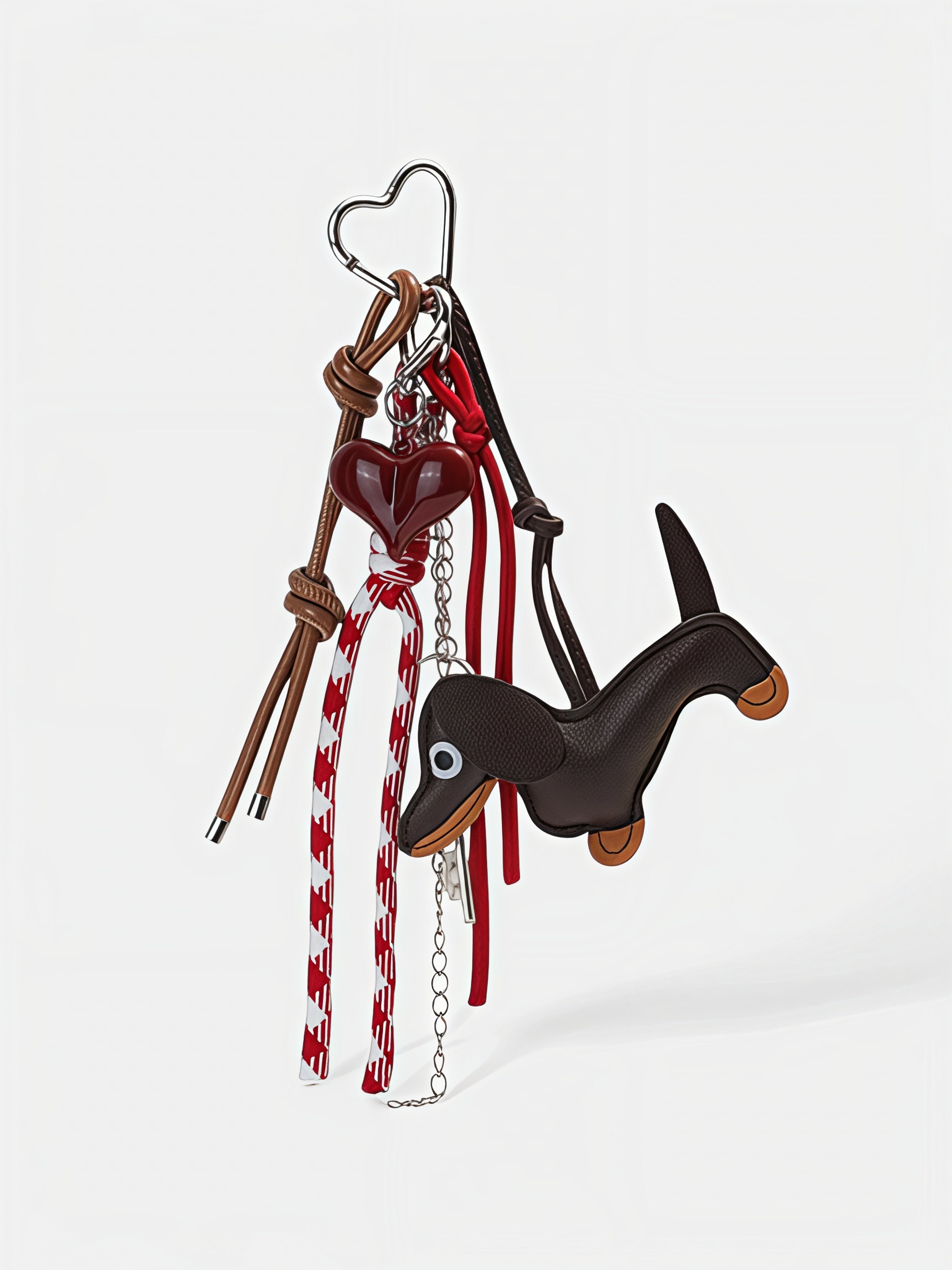 Lovely Puppy Bag Charm - AmatoLeather 