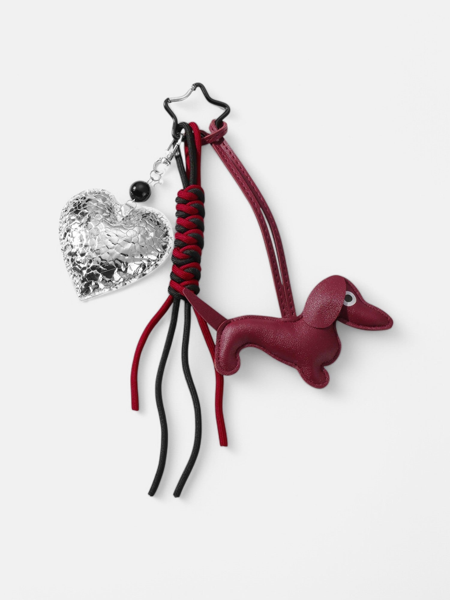 Loyal Heart Bag Charm - AmatoLeather 