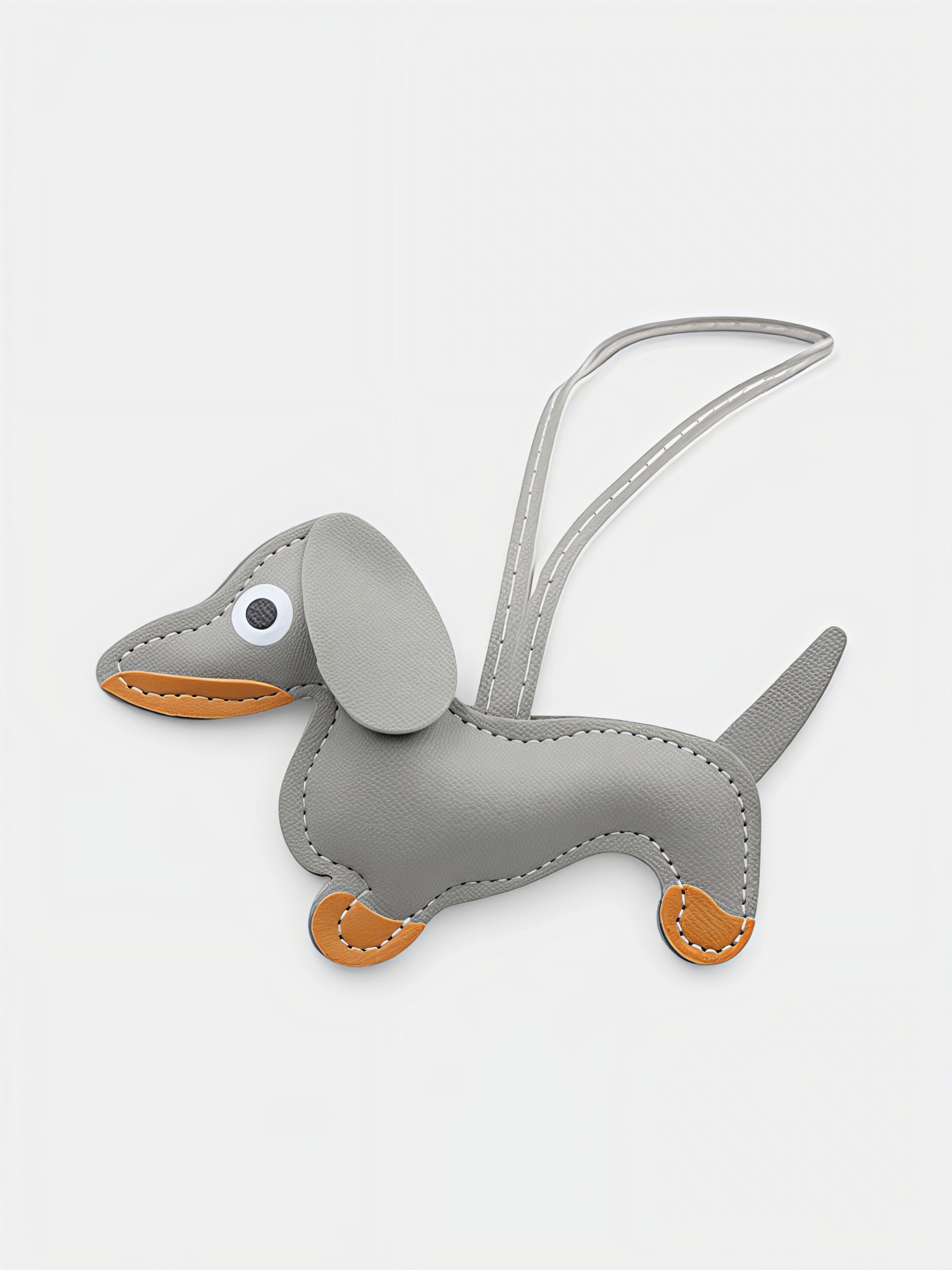 Puppy Bag Charm - AmatoLeather 