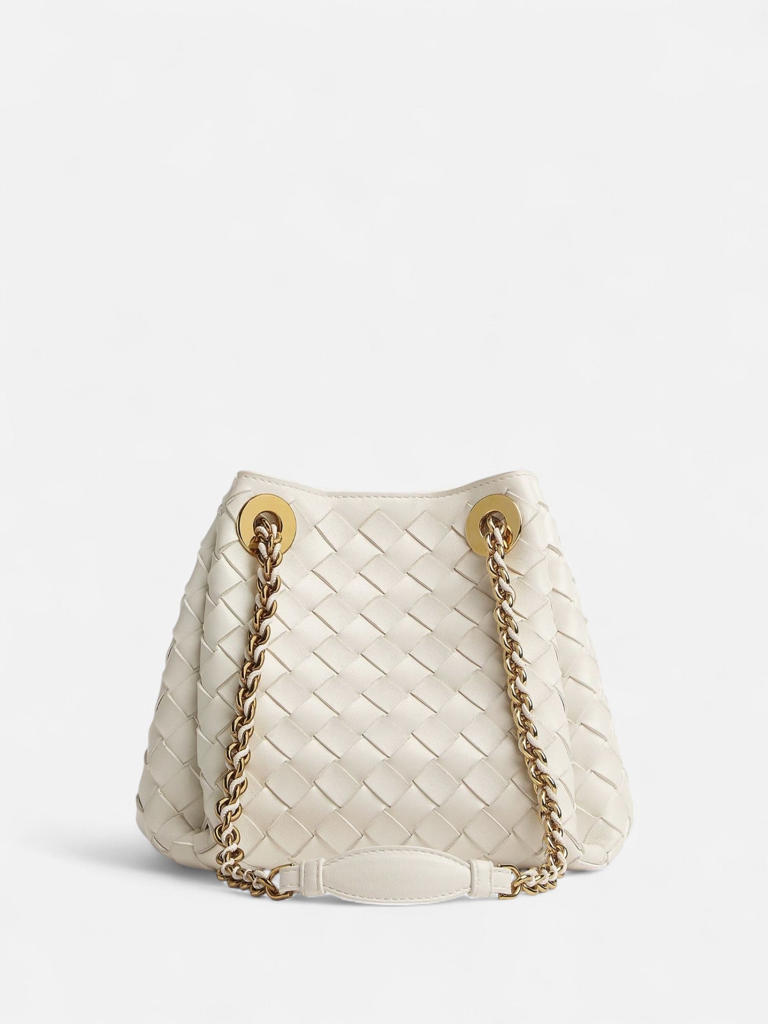 Small Chained Parachute Bag - Chalk - CASAVENZA
