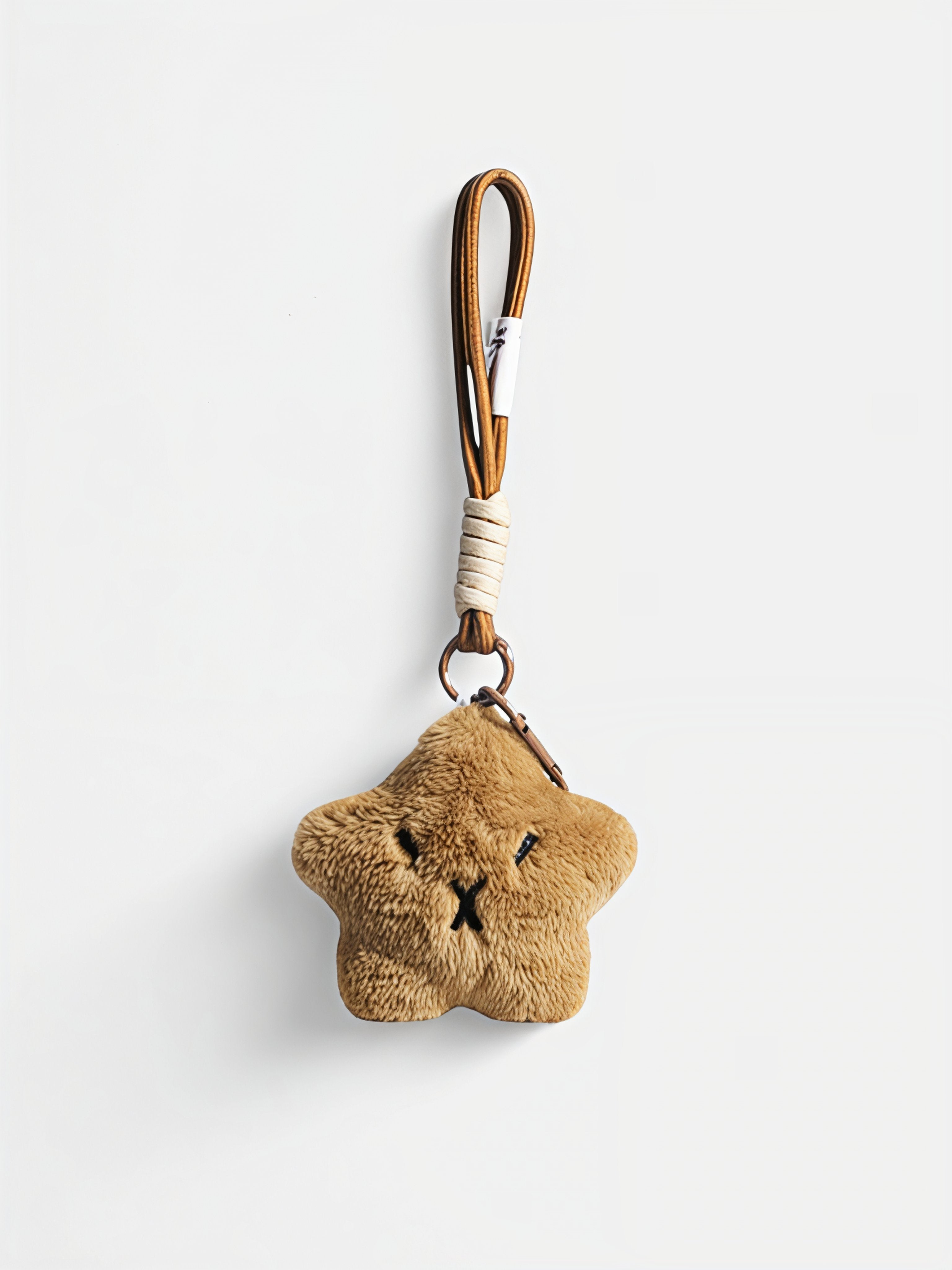 Stuffed Star Bag Charm - AmatoLeather 