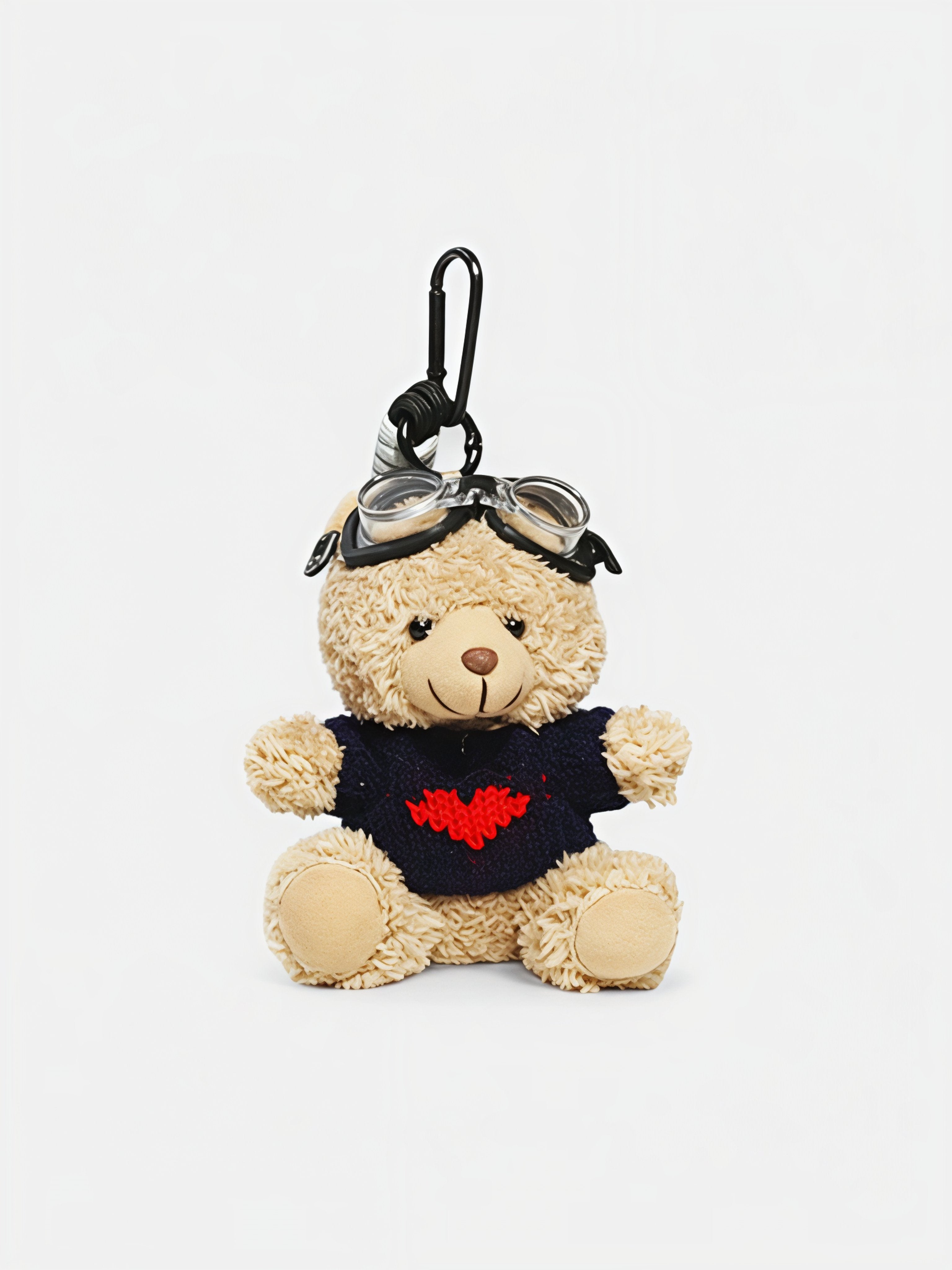 Teddy Bear Bag Charm - AmatoLeather 