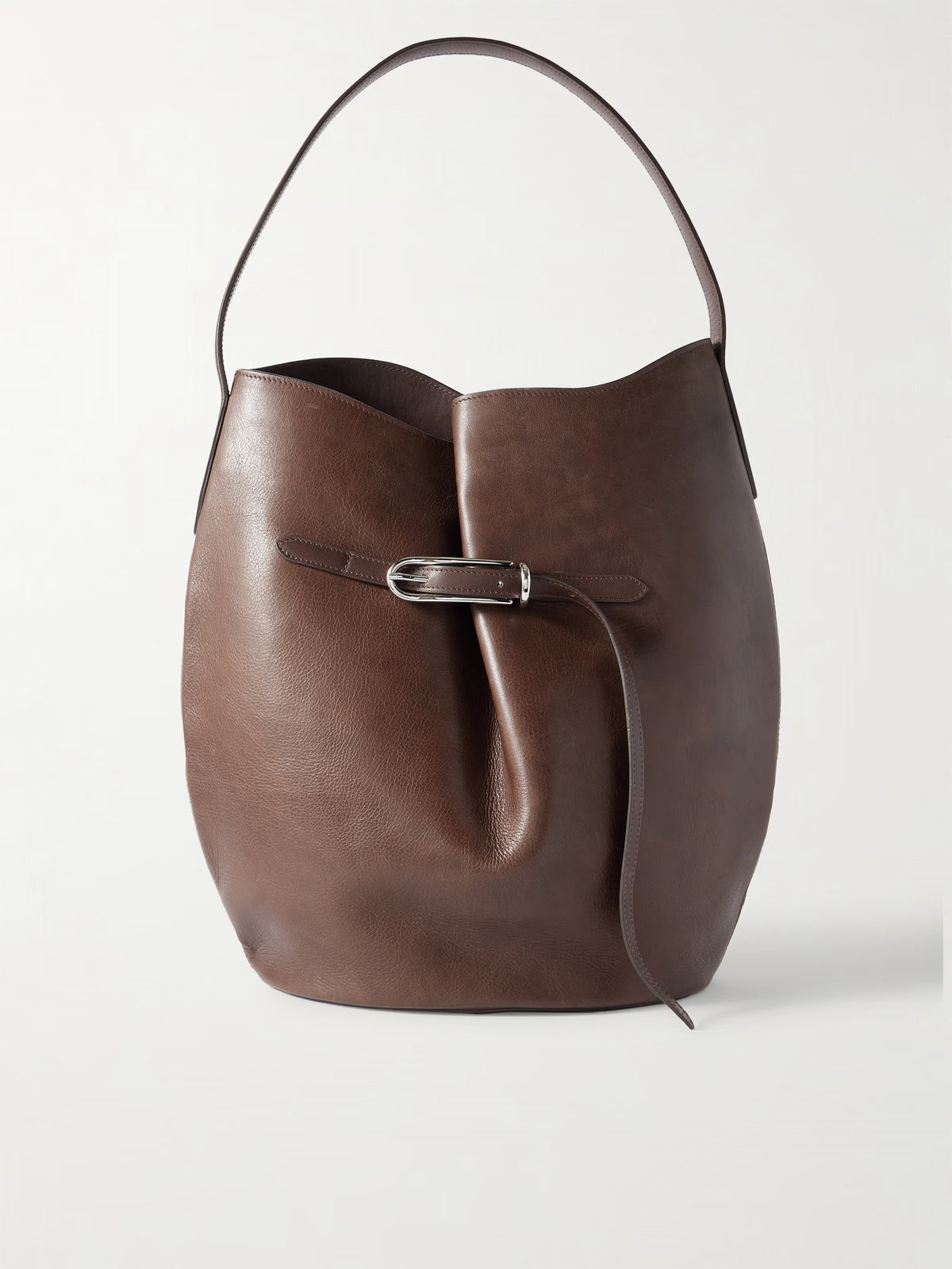 Bucket Bag Suede Medium - Coffee